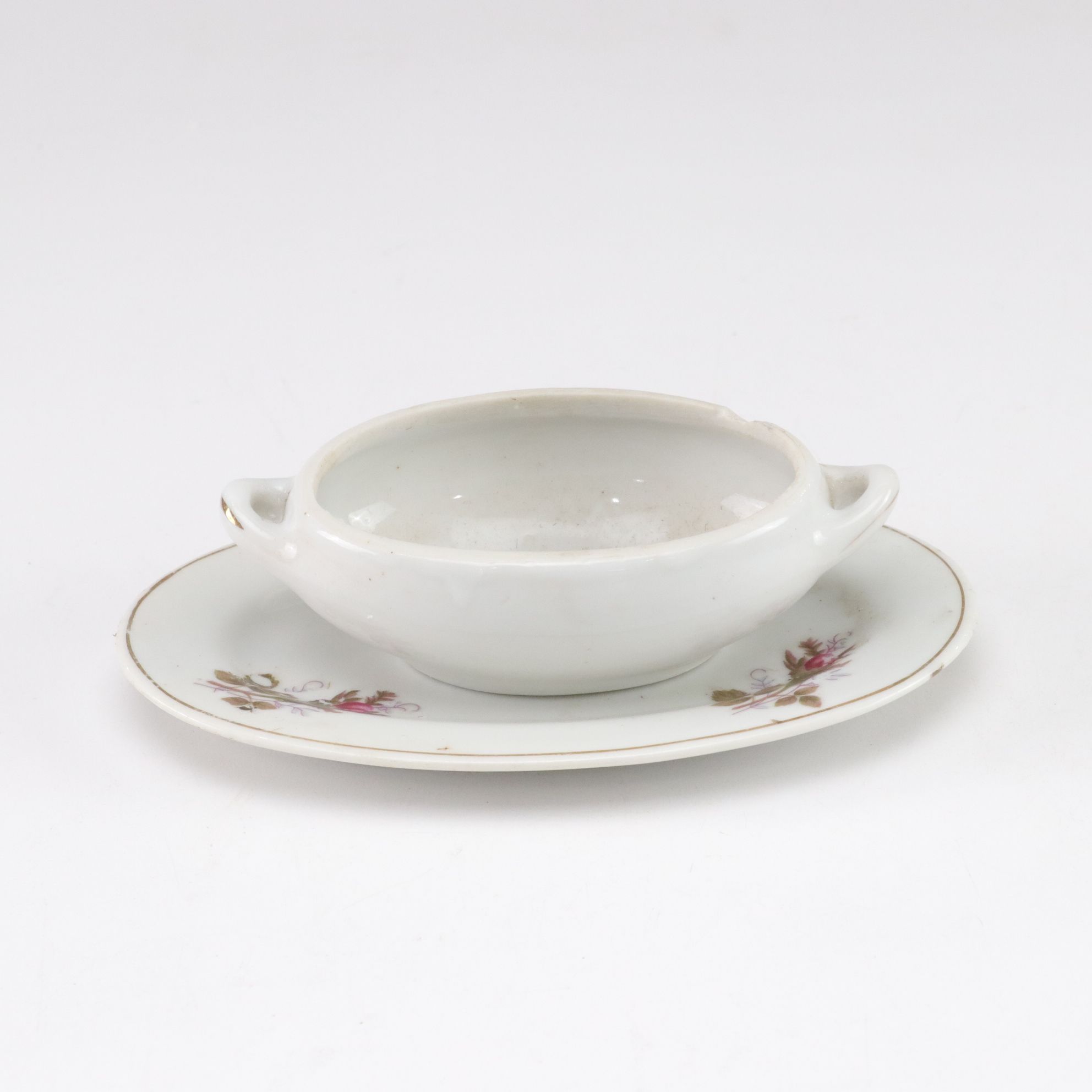Japanese "Moss Rose" Porcelain Child's Tea Set