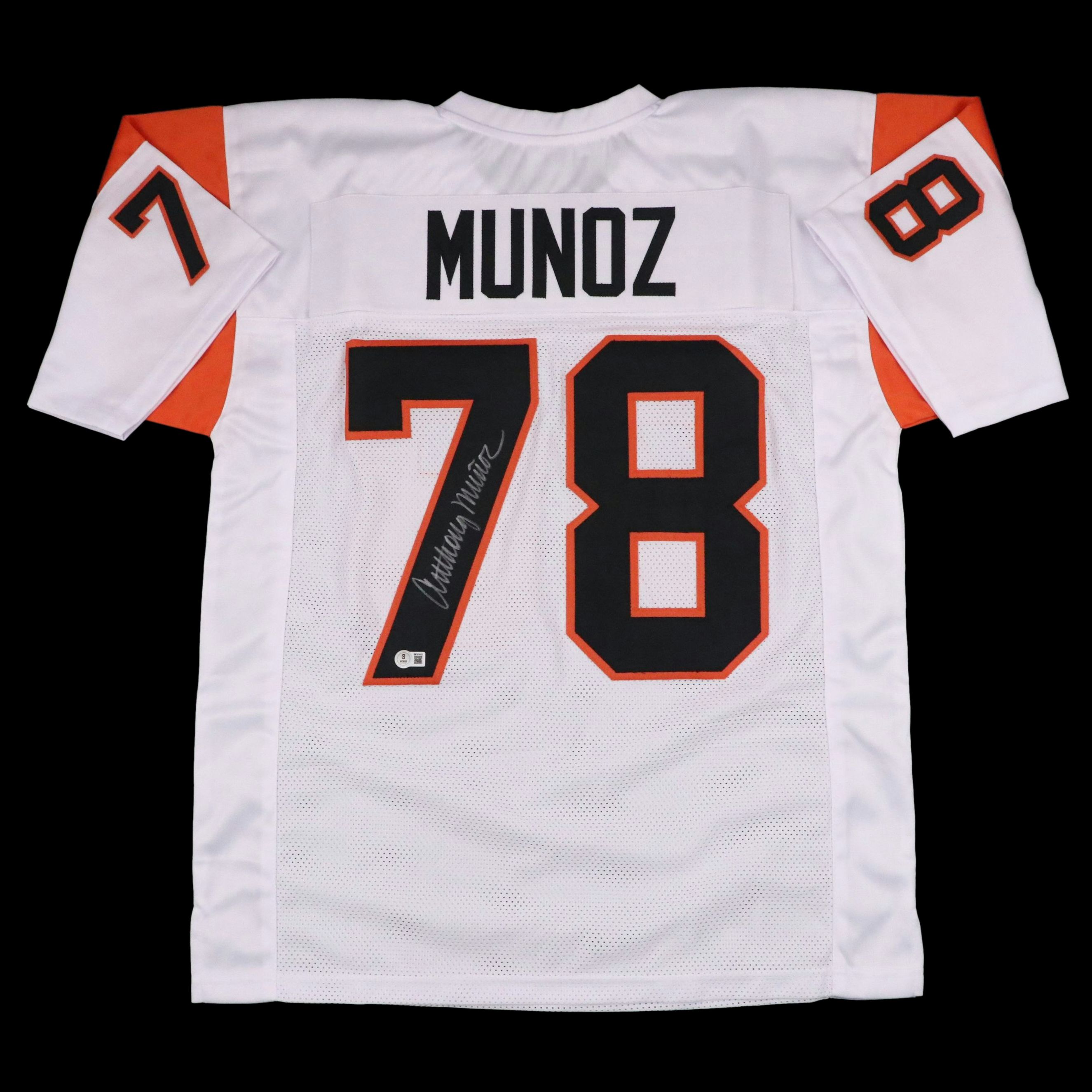 Anthony Muñoz Signed Cincinnati Bengals Football Jersey, Beckett