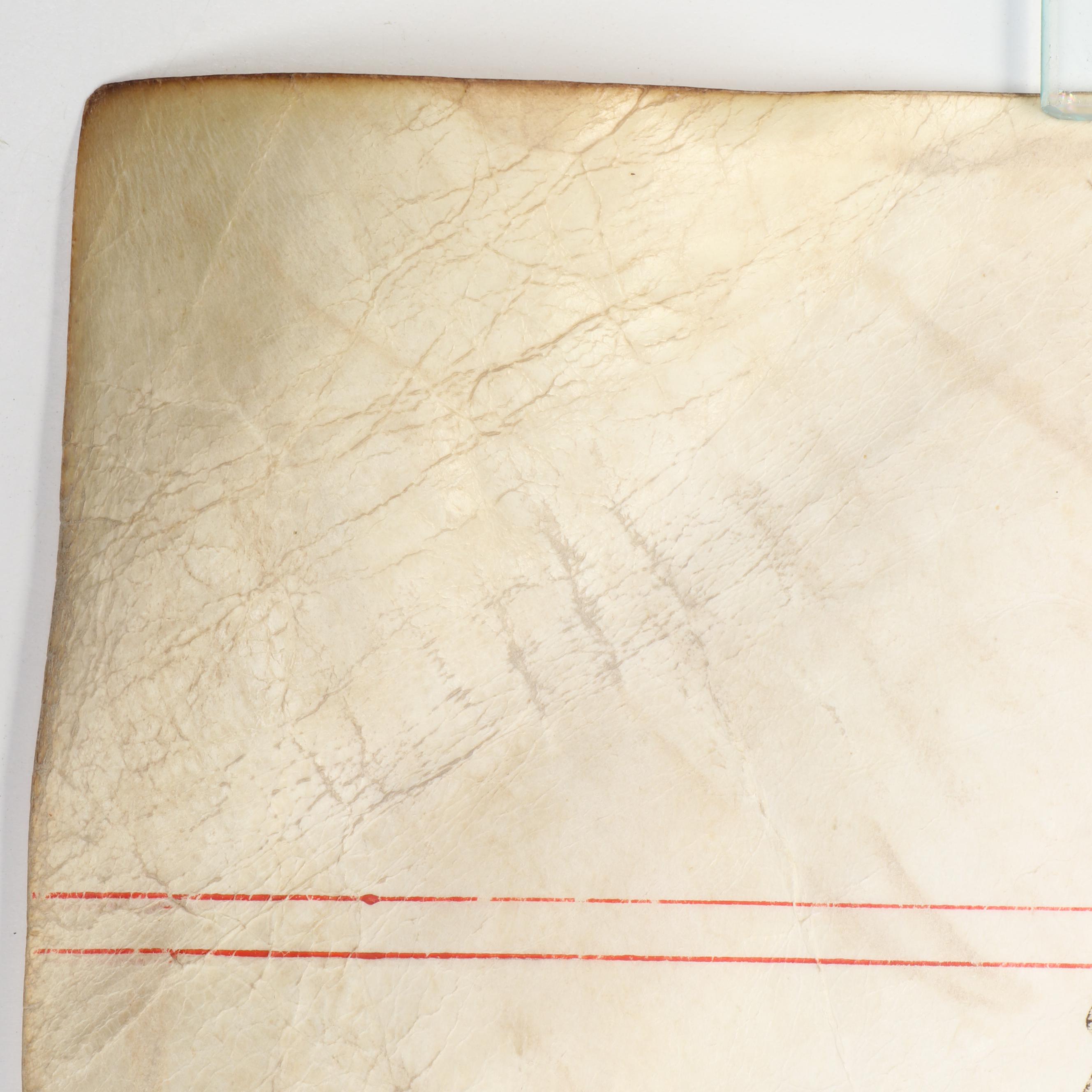 Illuminated Antiphonary Manuscript Leaf on Vellum, 16th/17th Century