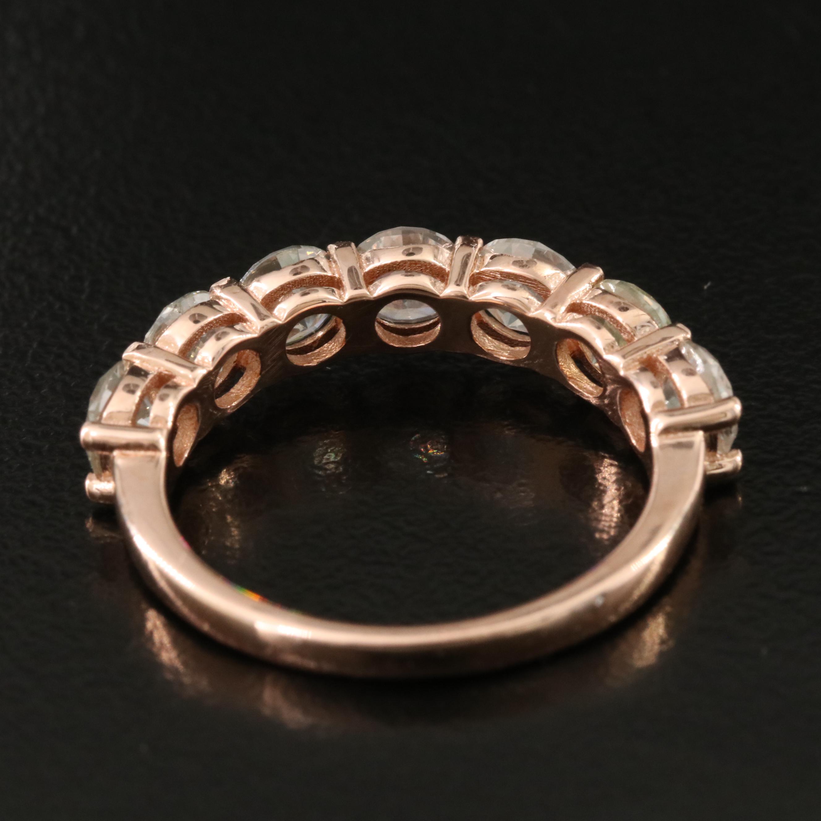 14K Rose Gold 3.10 CTW Fancy Color Diamond Ring with IGI Report