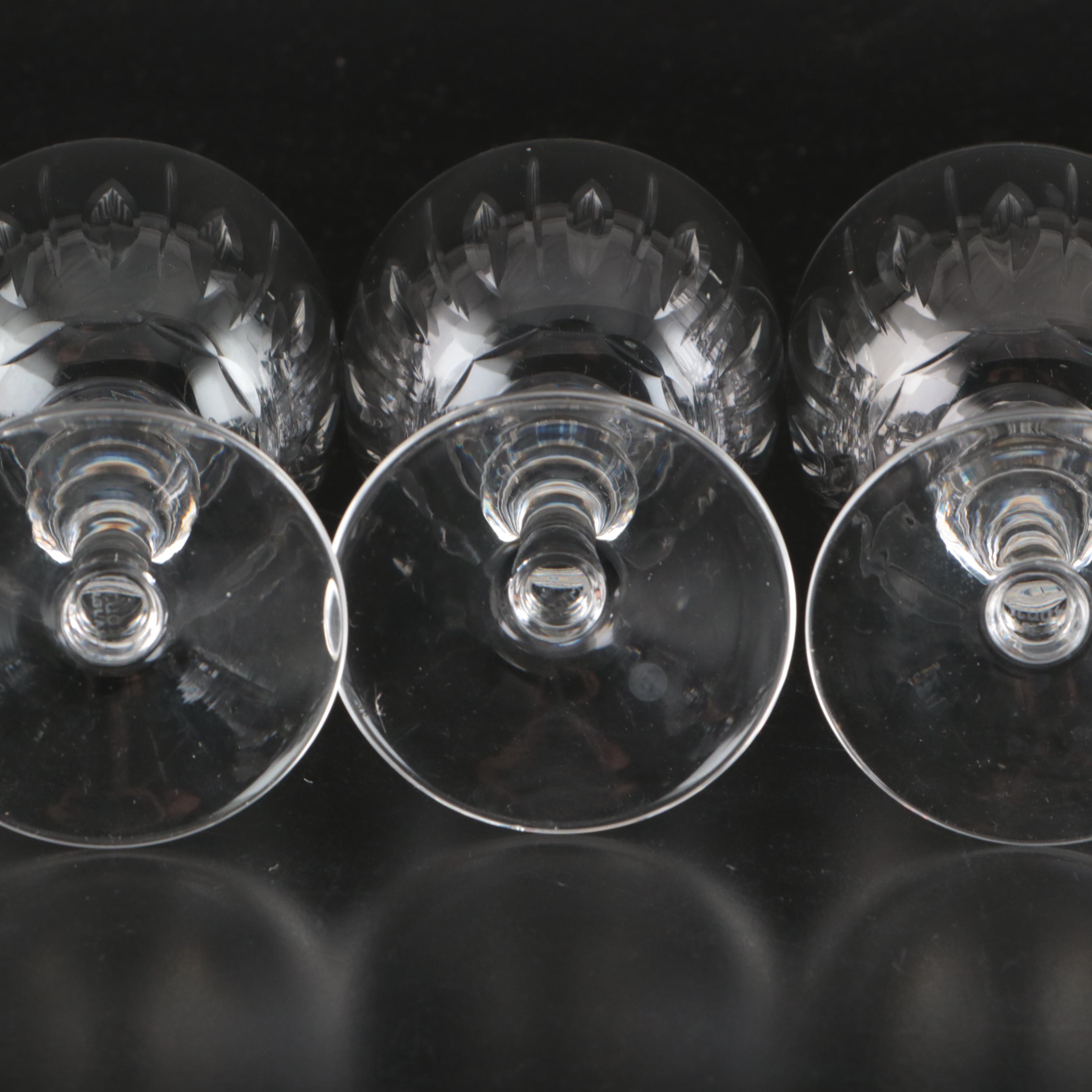 Stuart "Hampshire" Crystal Coupes, Wine Glasses, Cordials, and More Stemware
