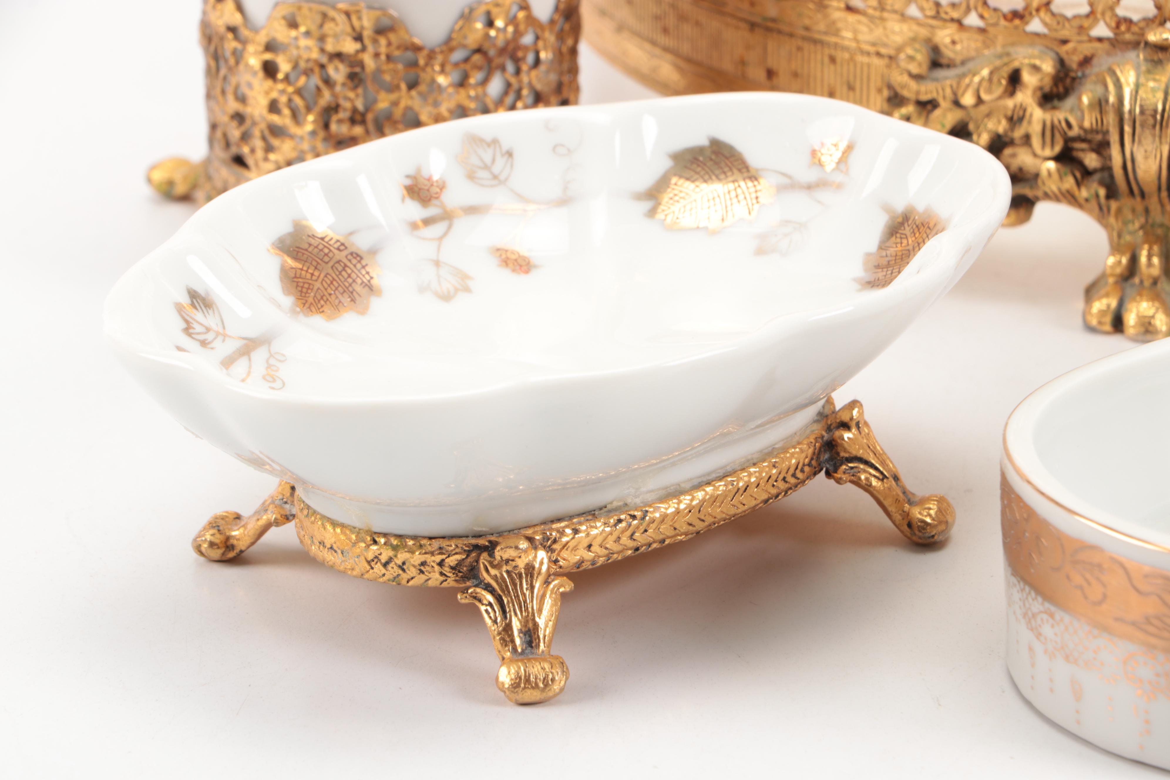 Porcelain Soap Dish, Toothbrush Cups, and More Bathroom Accessories