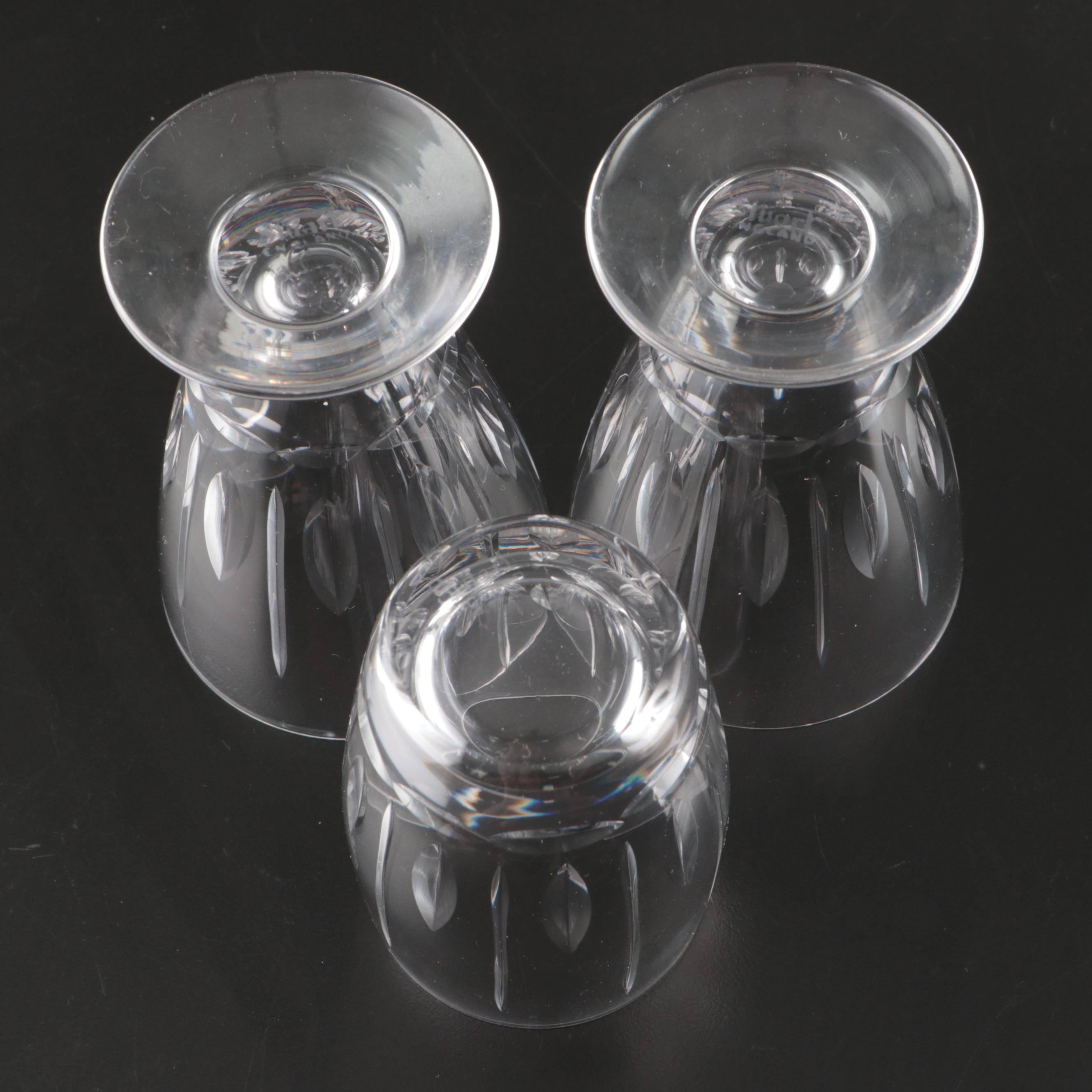 Stuart "Hampshire" Crystal Coupes, Wine Glasses, Cordials, and More Stemware