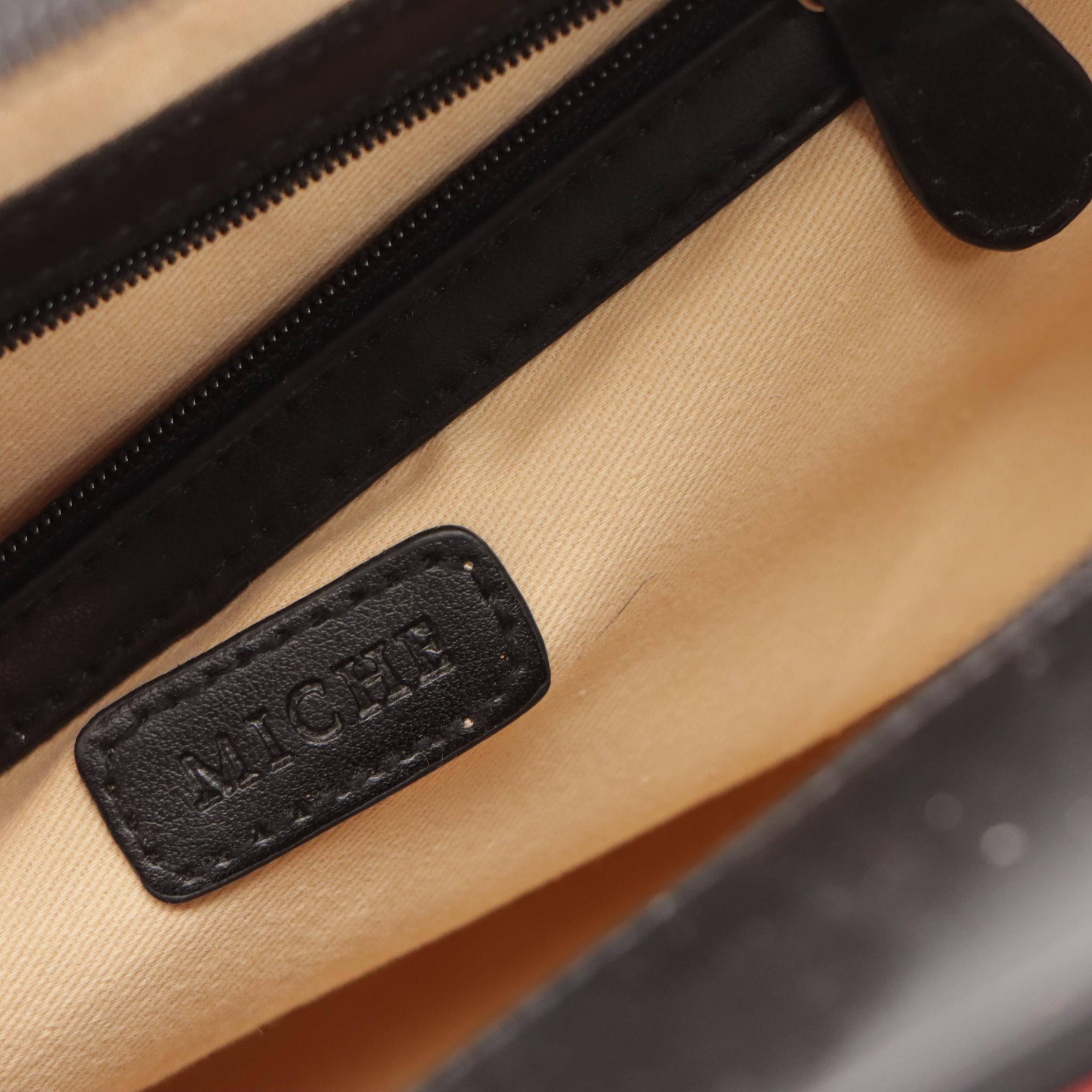 Michael Kors Cindy Dome Two-Way Bag with Miche Croc Embossed Handbag & Clutch