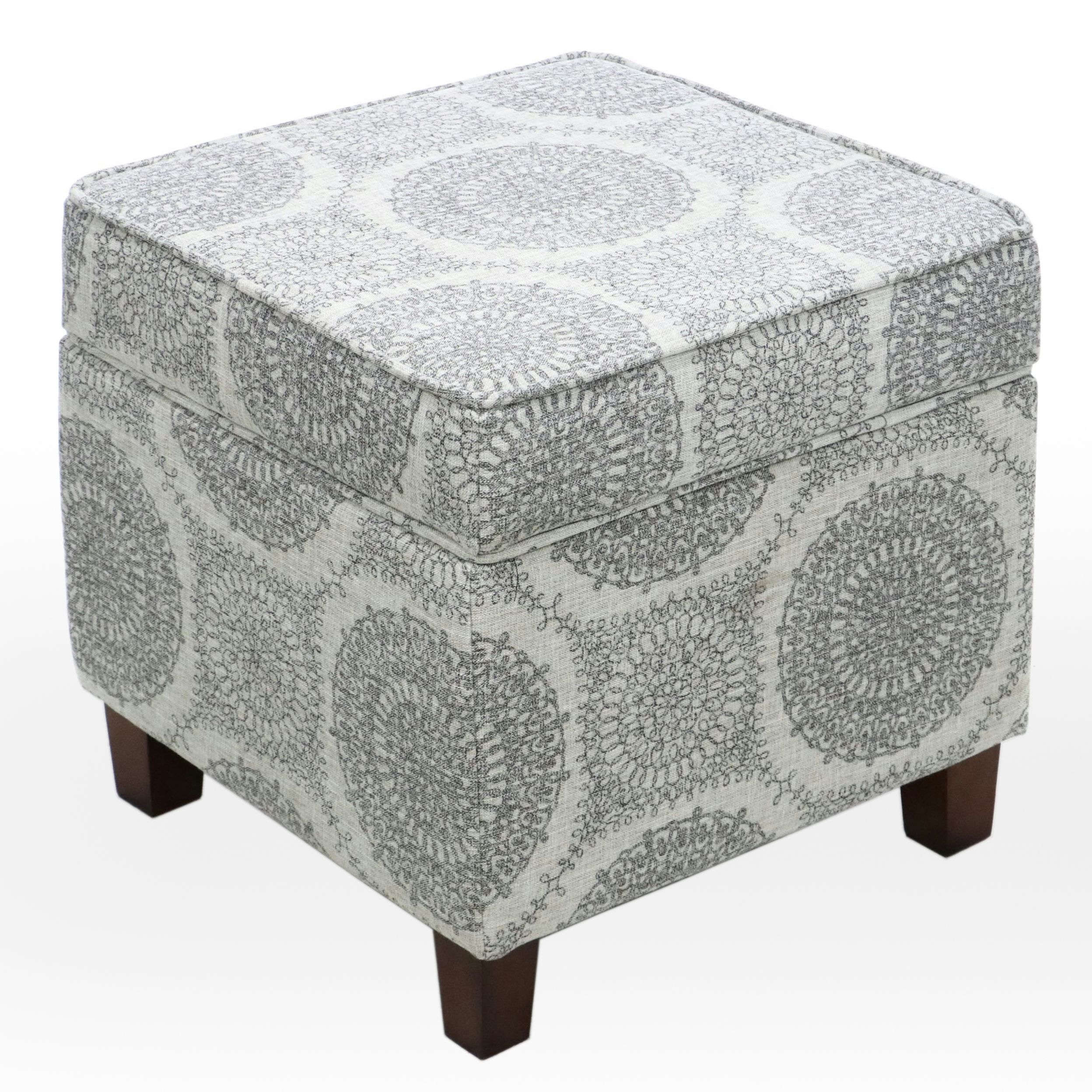 Upholstered Storage Ottoman, 2019