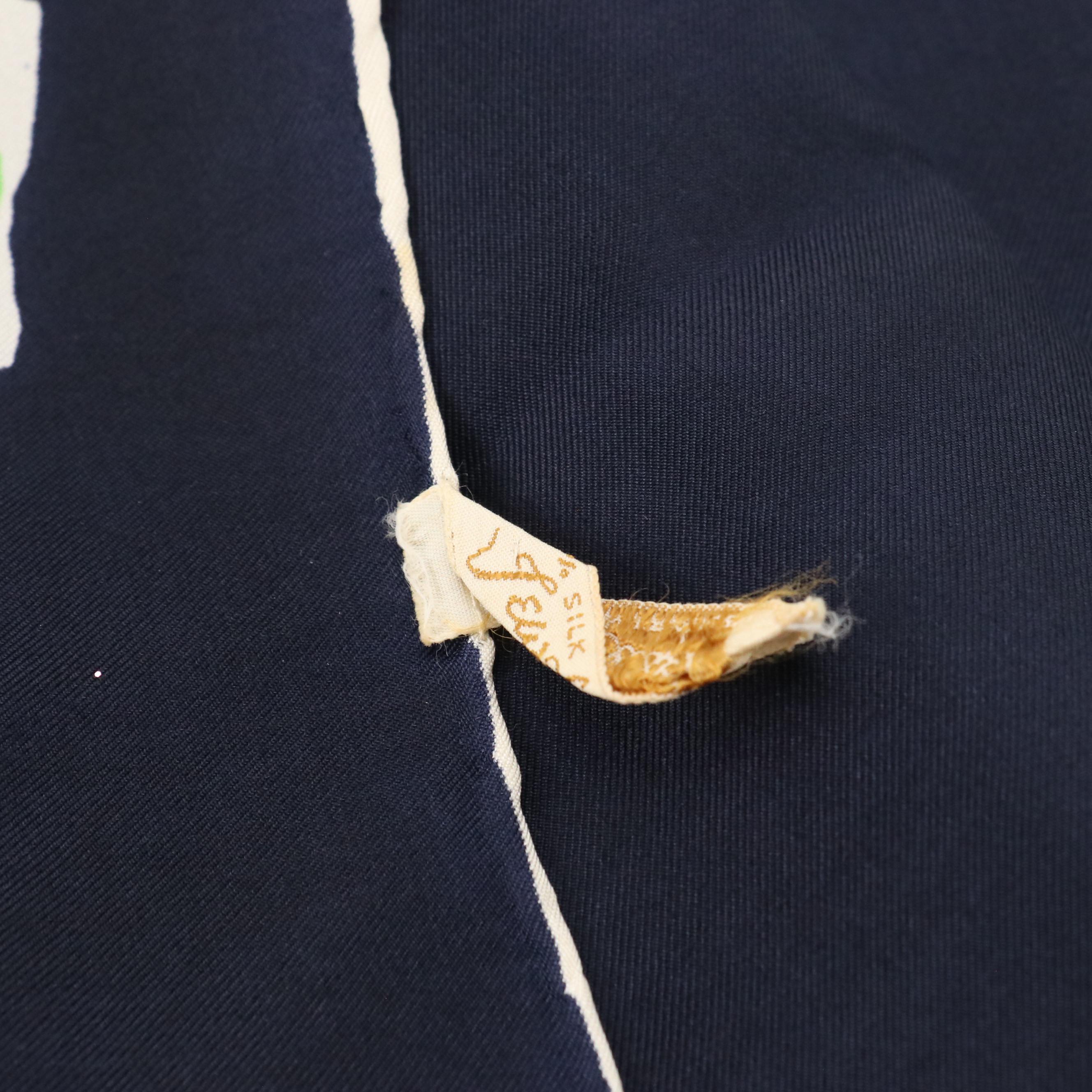 Jean Patou Printed Silk Scarf