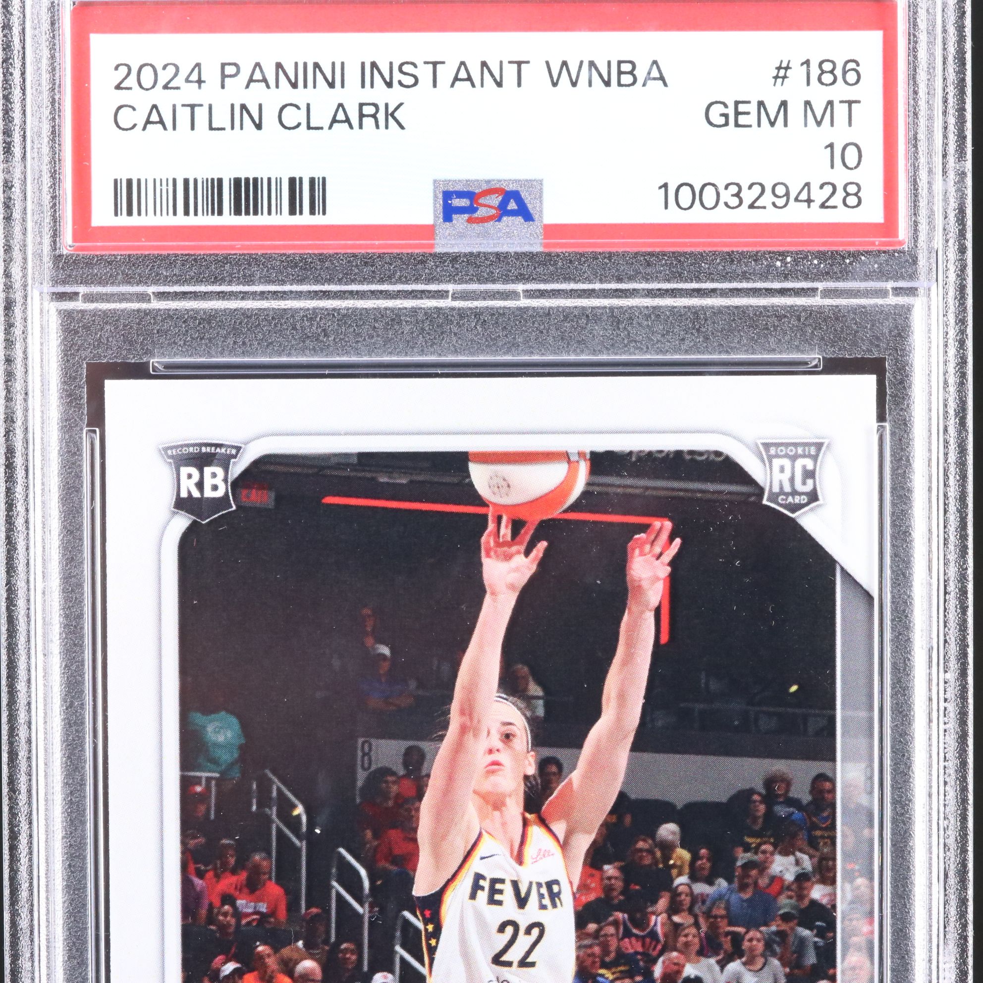 2024 Panini Instant Caitlin Clark Rookie Basketball Card Graded PSA 10