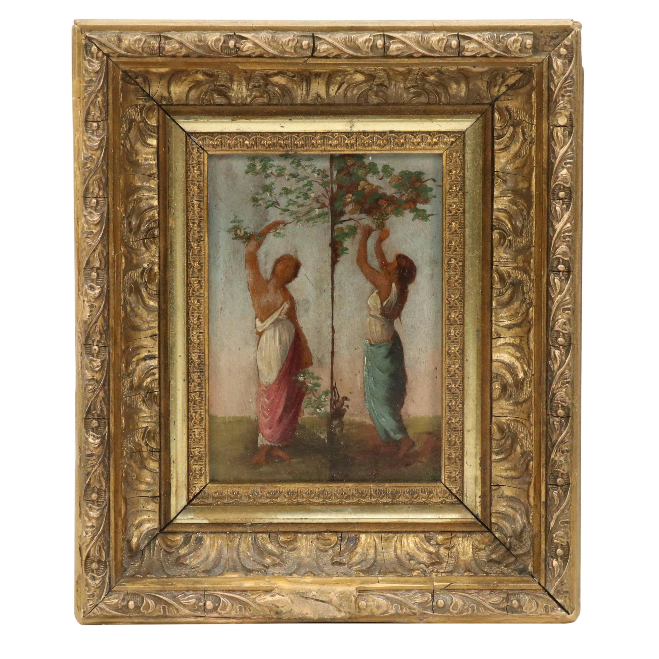 Copy Oil Painting After Jean Benner "Spring and Autumn"