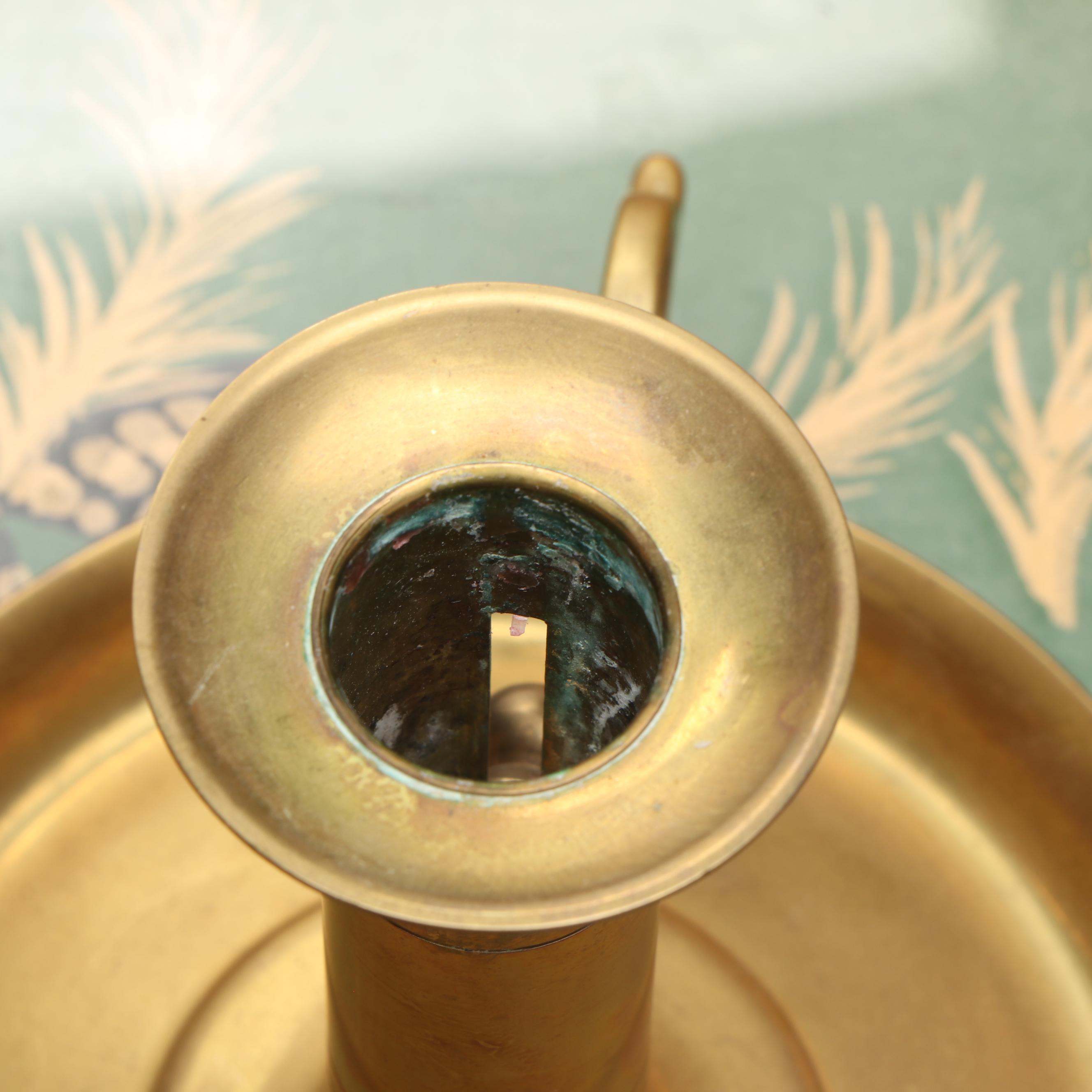 Georgian Style Urn Shaped Shaker with Wooden Tray and Other Brass Decor