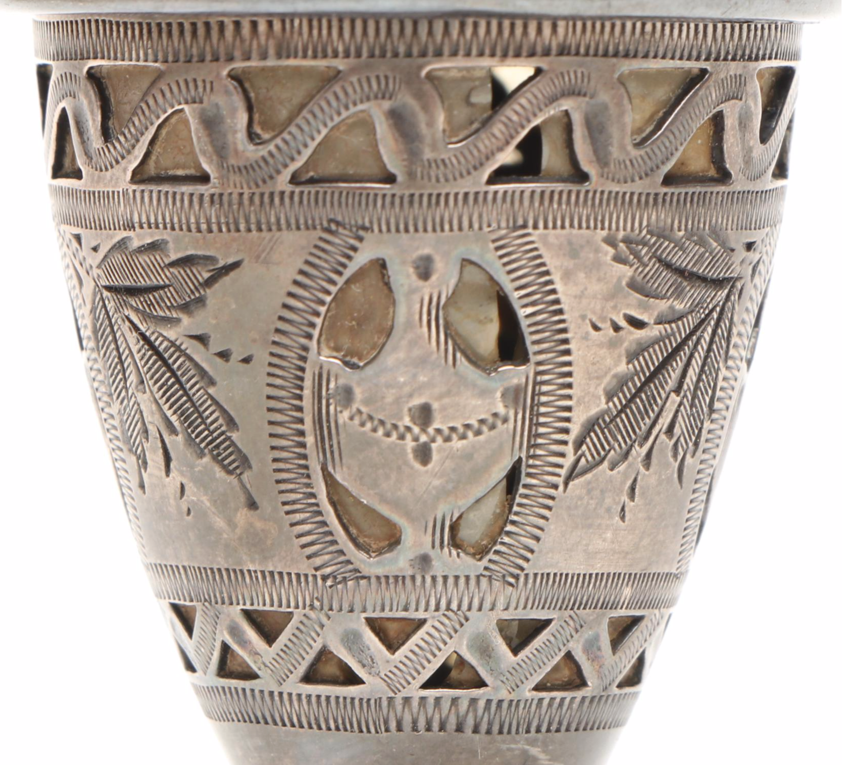 Georgian Style Urn Shaped Shaker with Wooden Tray and Other Brass Decor