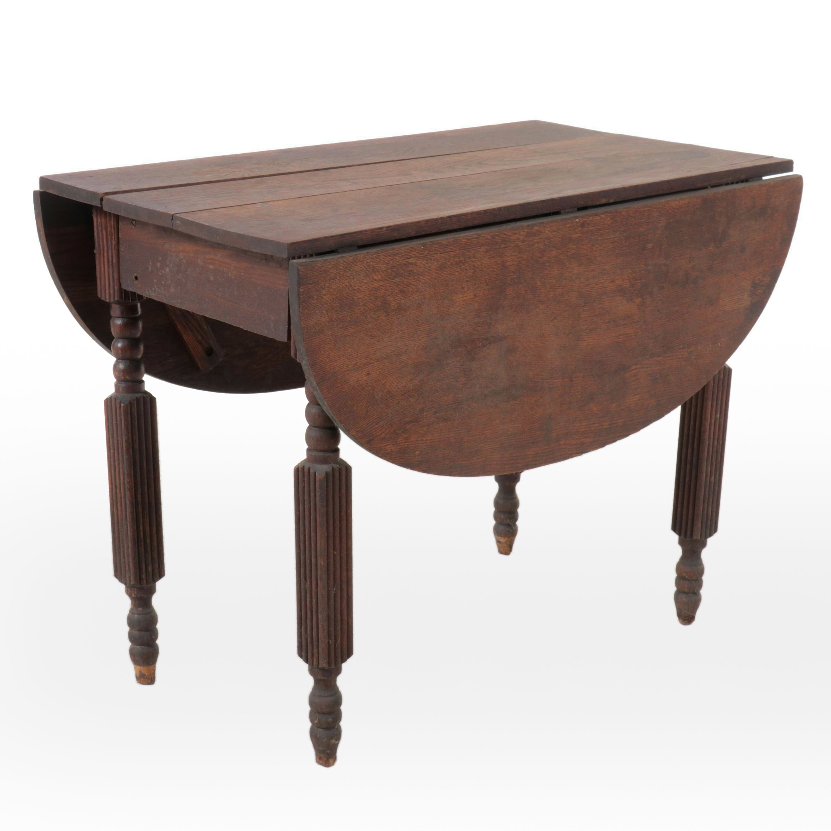Empire Style Pine Drop Leaf Table