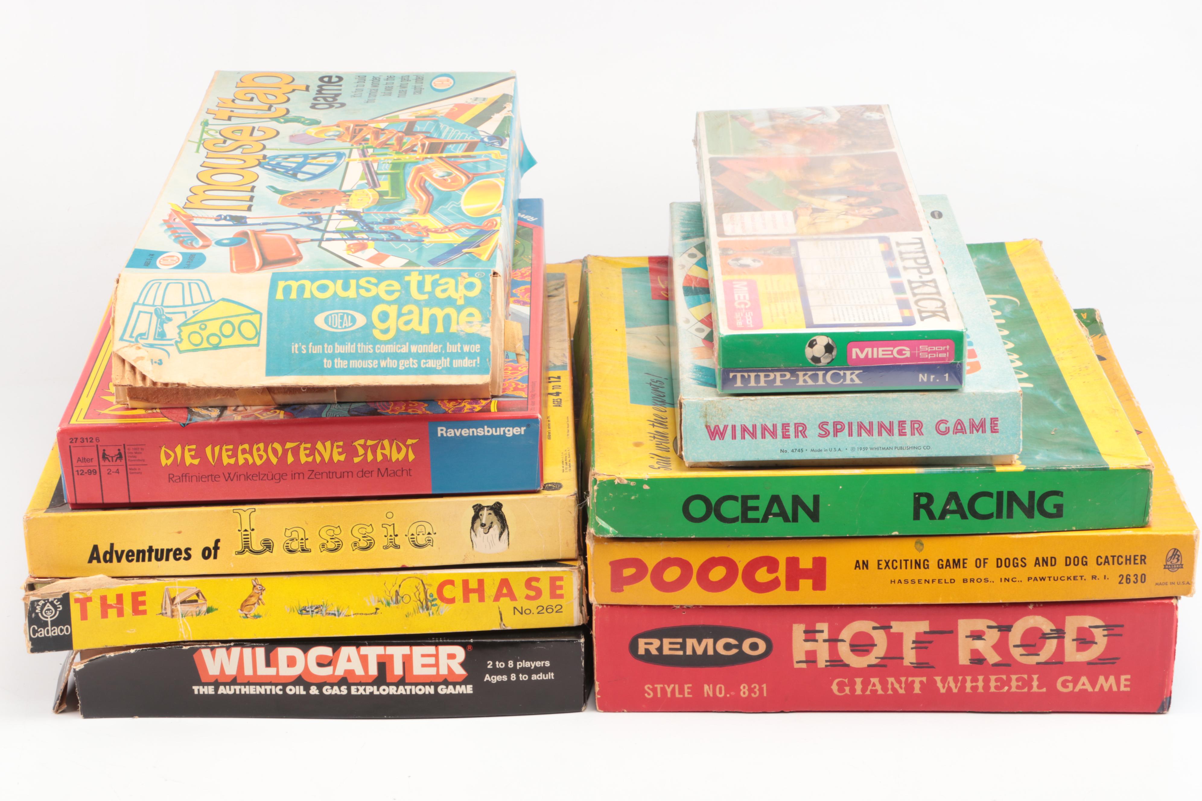 "Hot Rod", "The Chase", "Mouse Trap", and More Board Games
