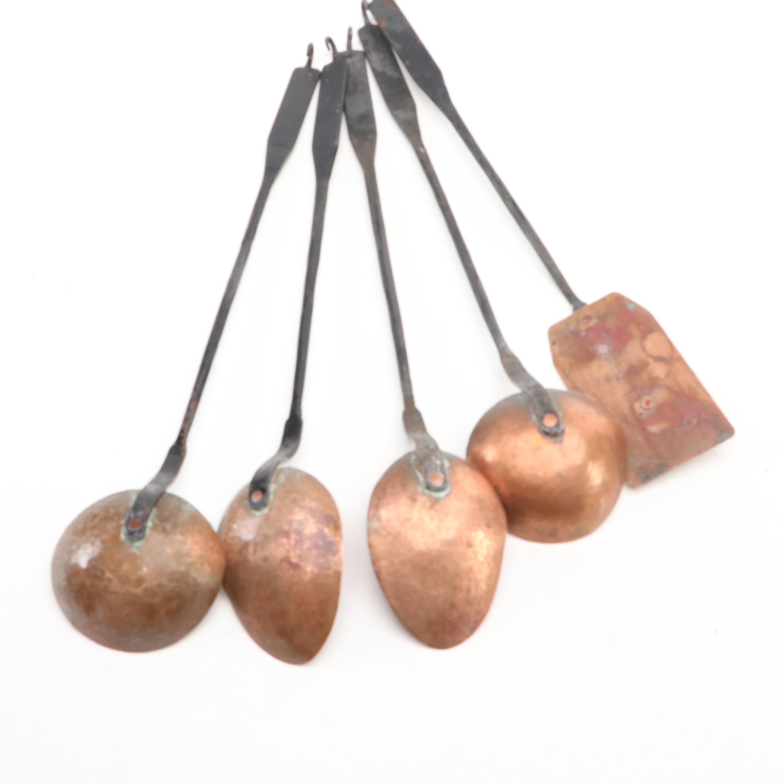 Hammered and Forged Copper and Brass Utensils and Pan