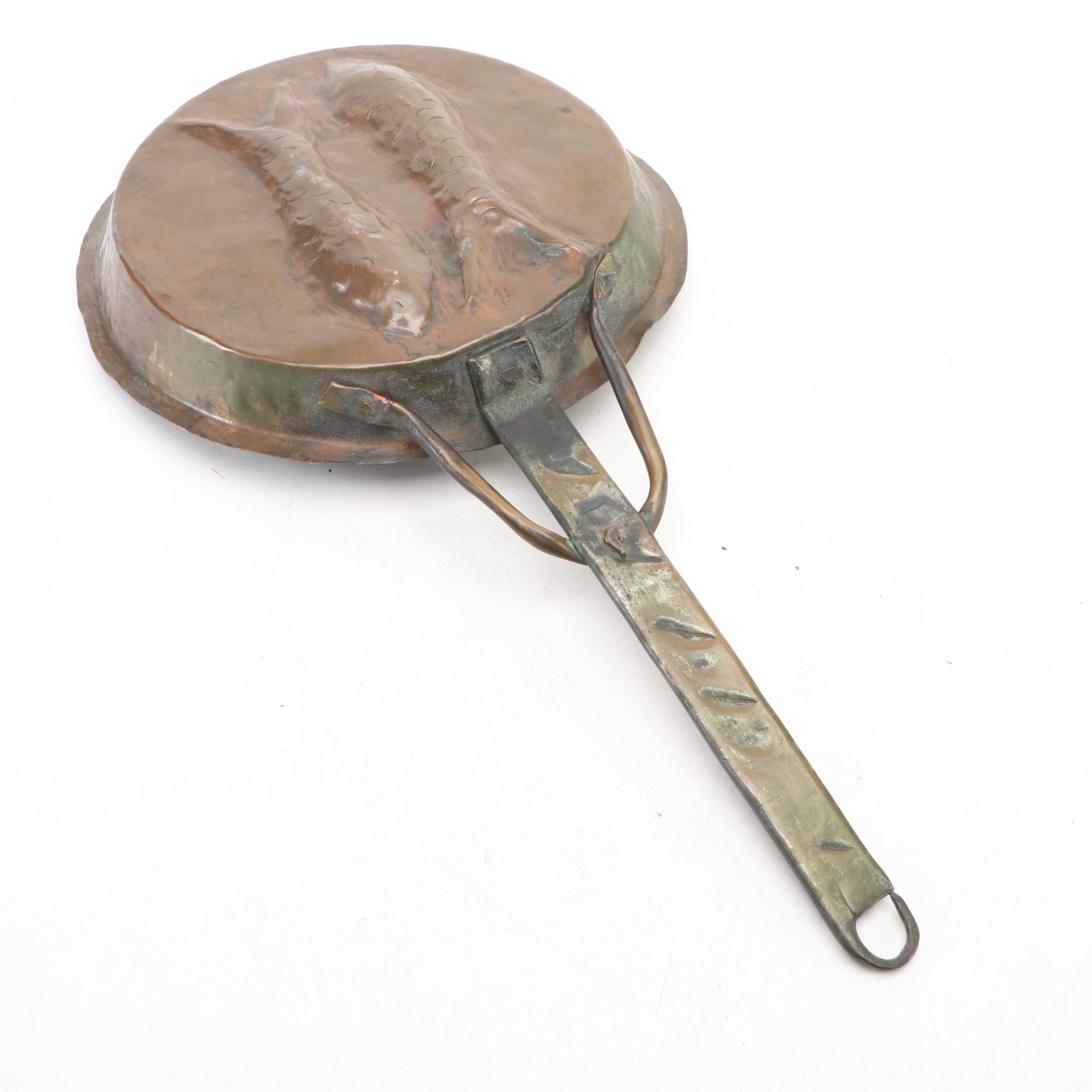 Hammered and Forged Copper and Brass Utensils and Pan
