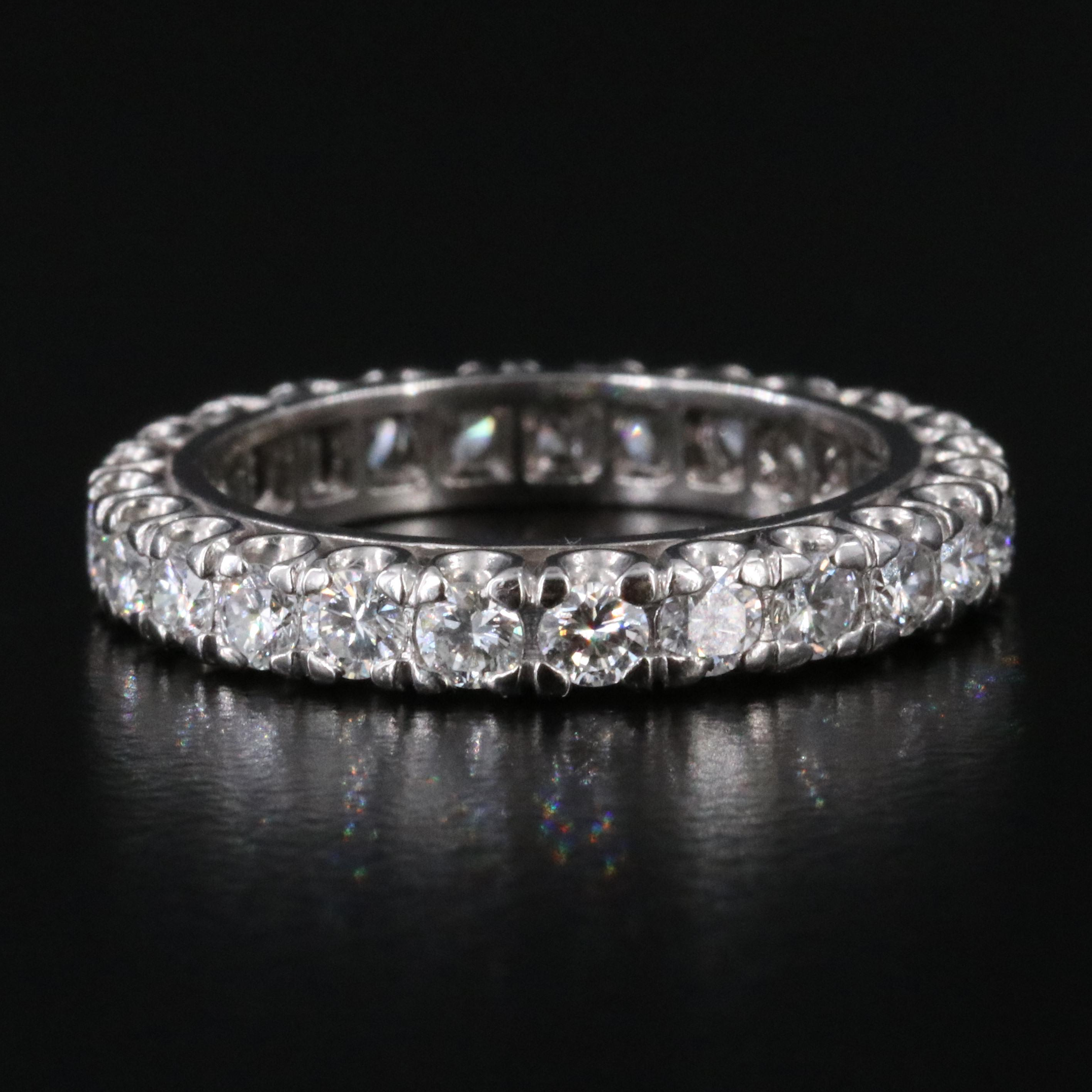 Platinum 1.45 CTW Diamond Eternity Band