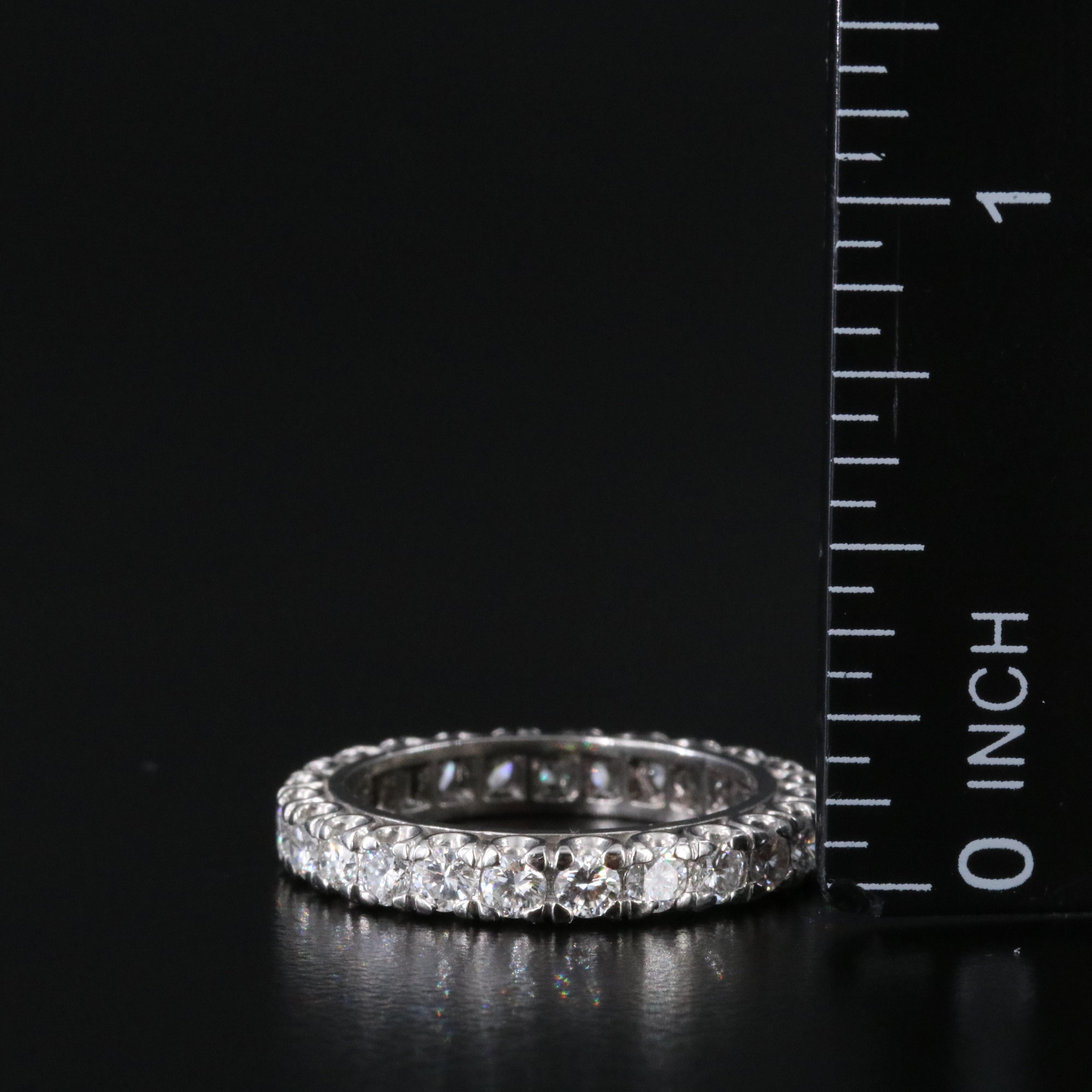 Platinum 1.45 CTW Diamond Eternity Band