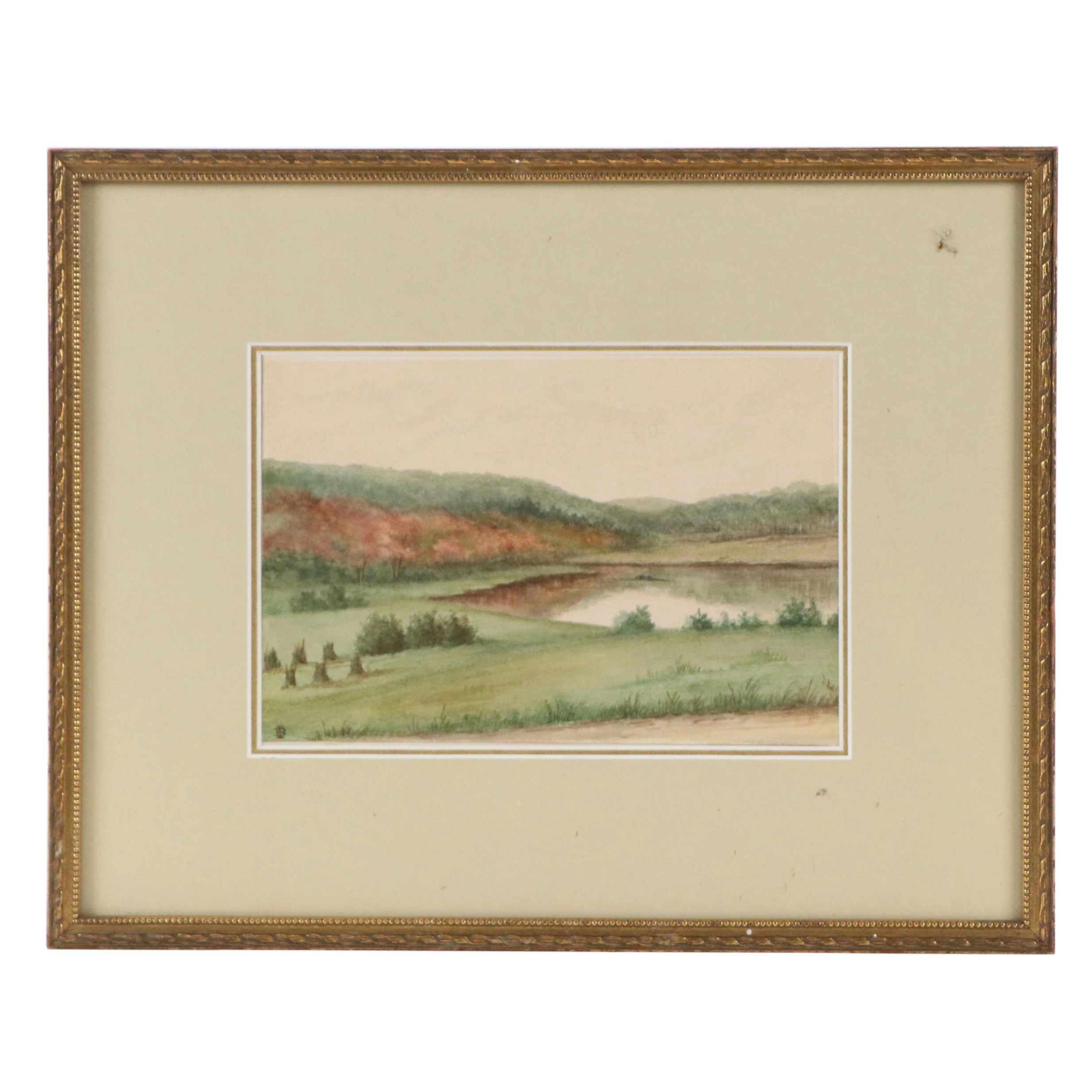 Landscape Watercolor Painting