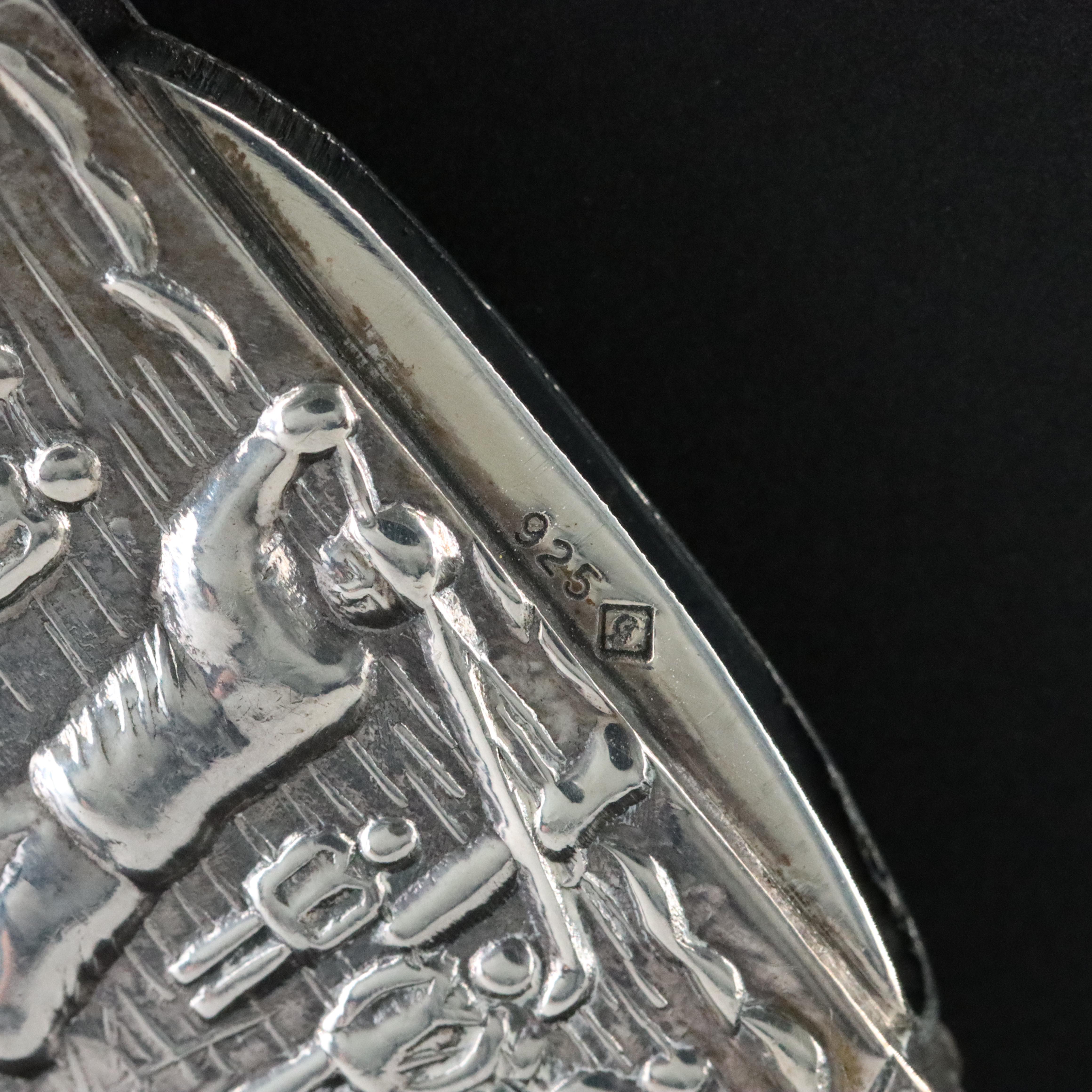 Sterling Golf Vesta Case Pendant