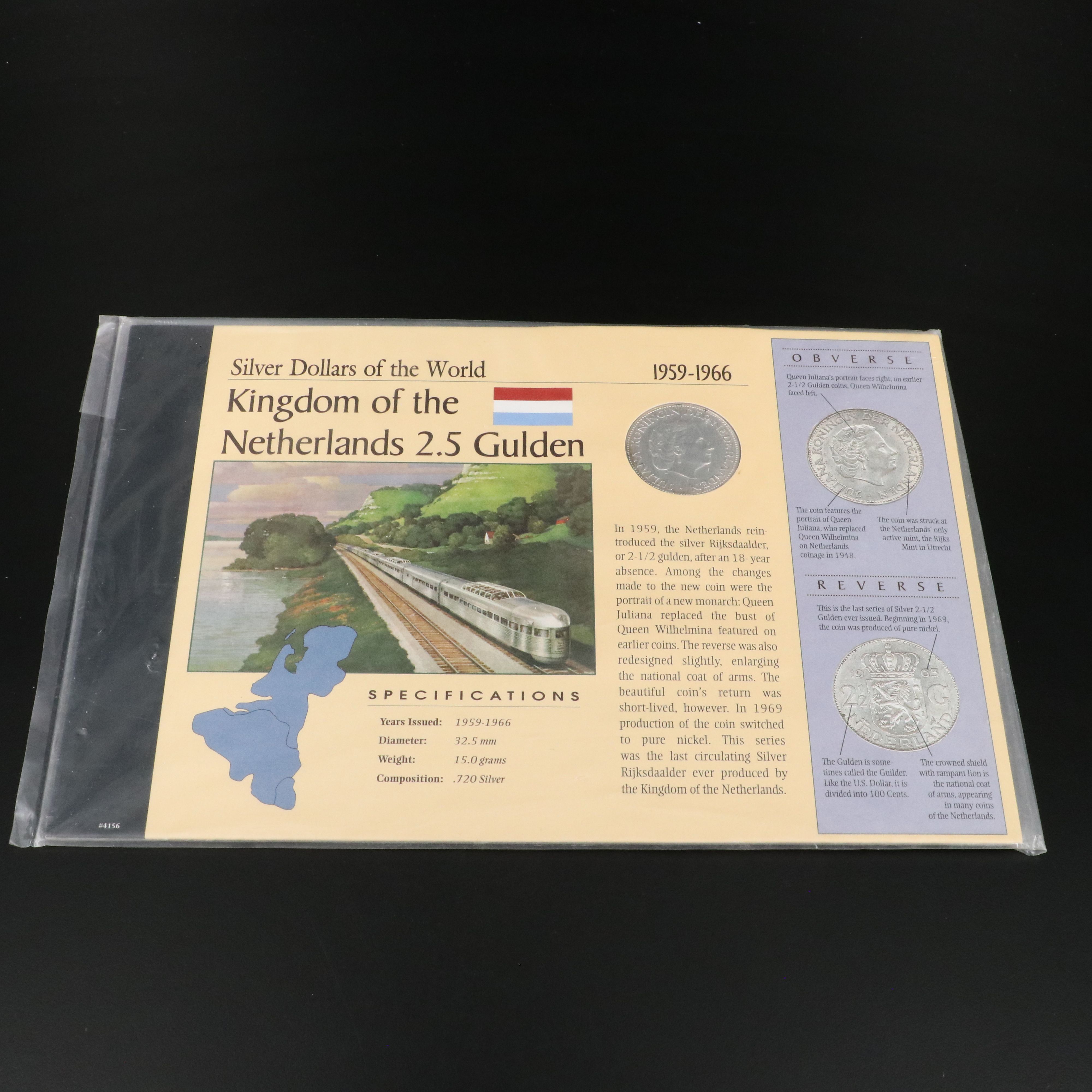 Six "Silver Dollars of the World" Cards by the American Historic Society