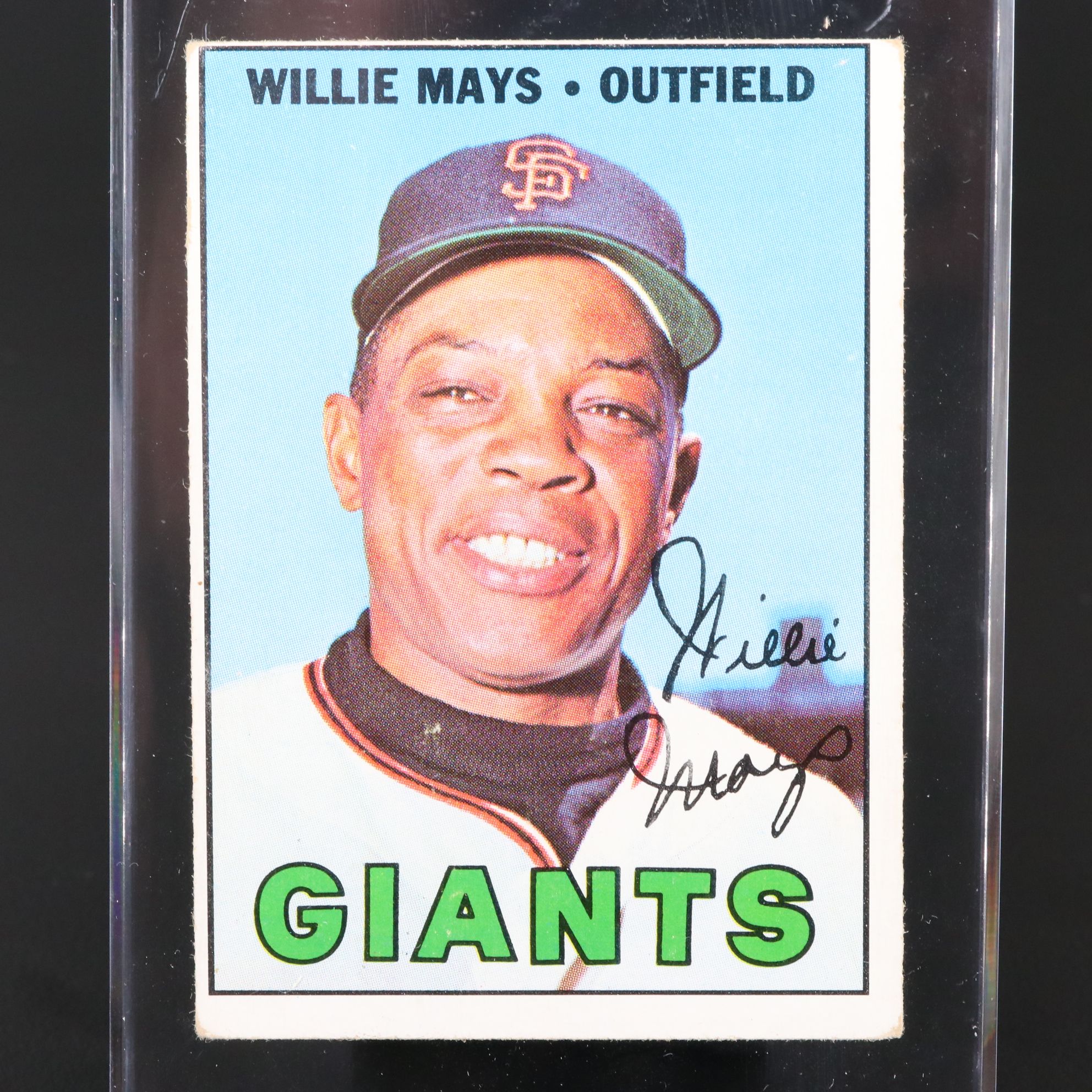 1967 Topps Willie Mays San Francisco Giants Baseball Card