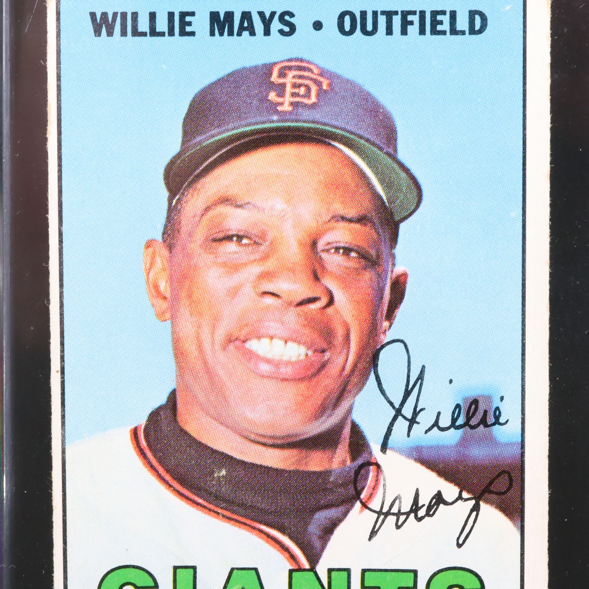 1967 Topps Willie Mays San Francisco Giants Baseball Card