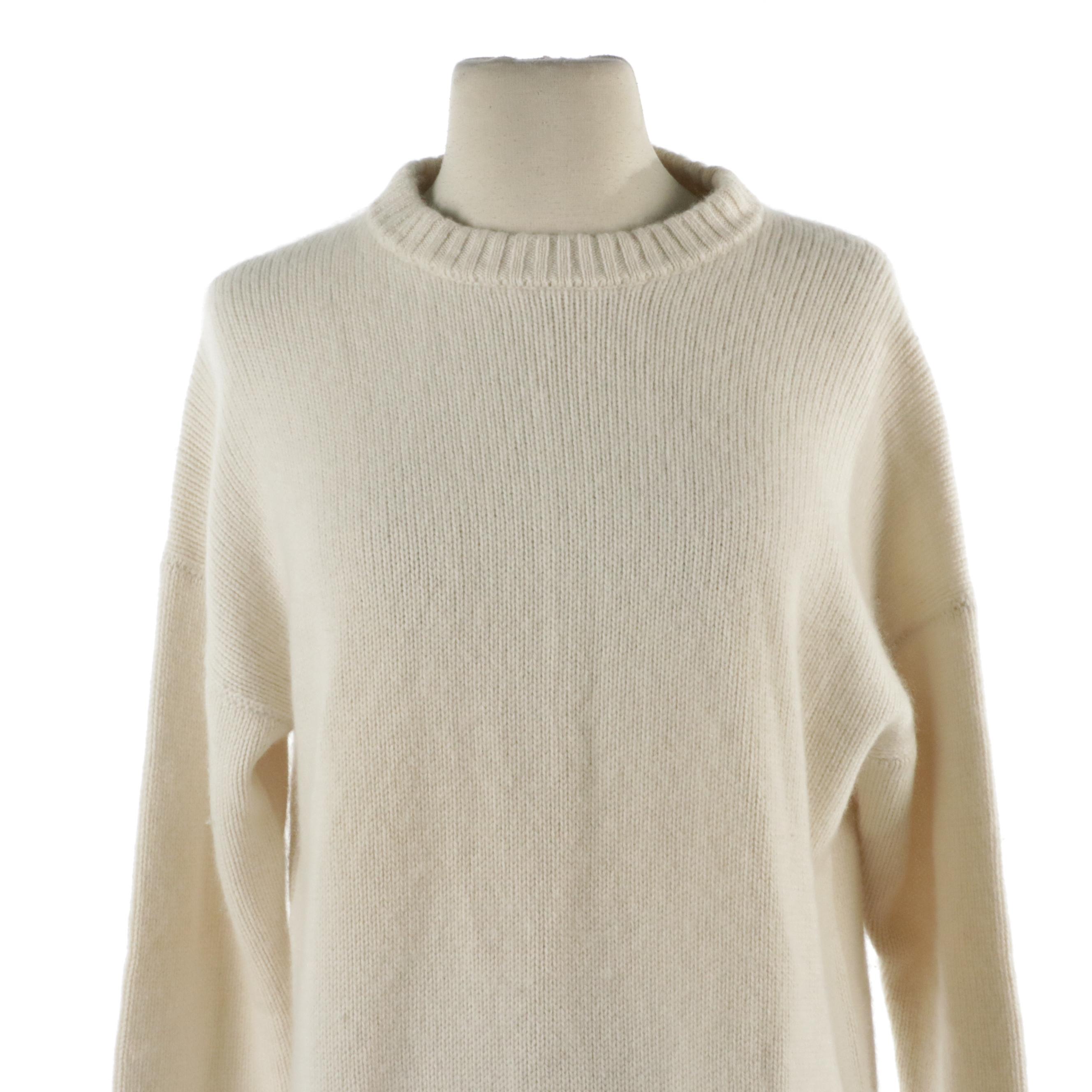 Vince. Cropped Cashmere Sweater and Joseph Cashmere Sweater Dress