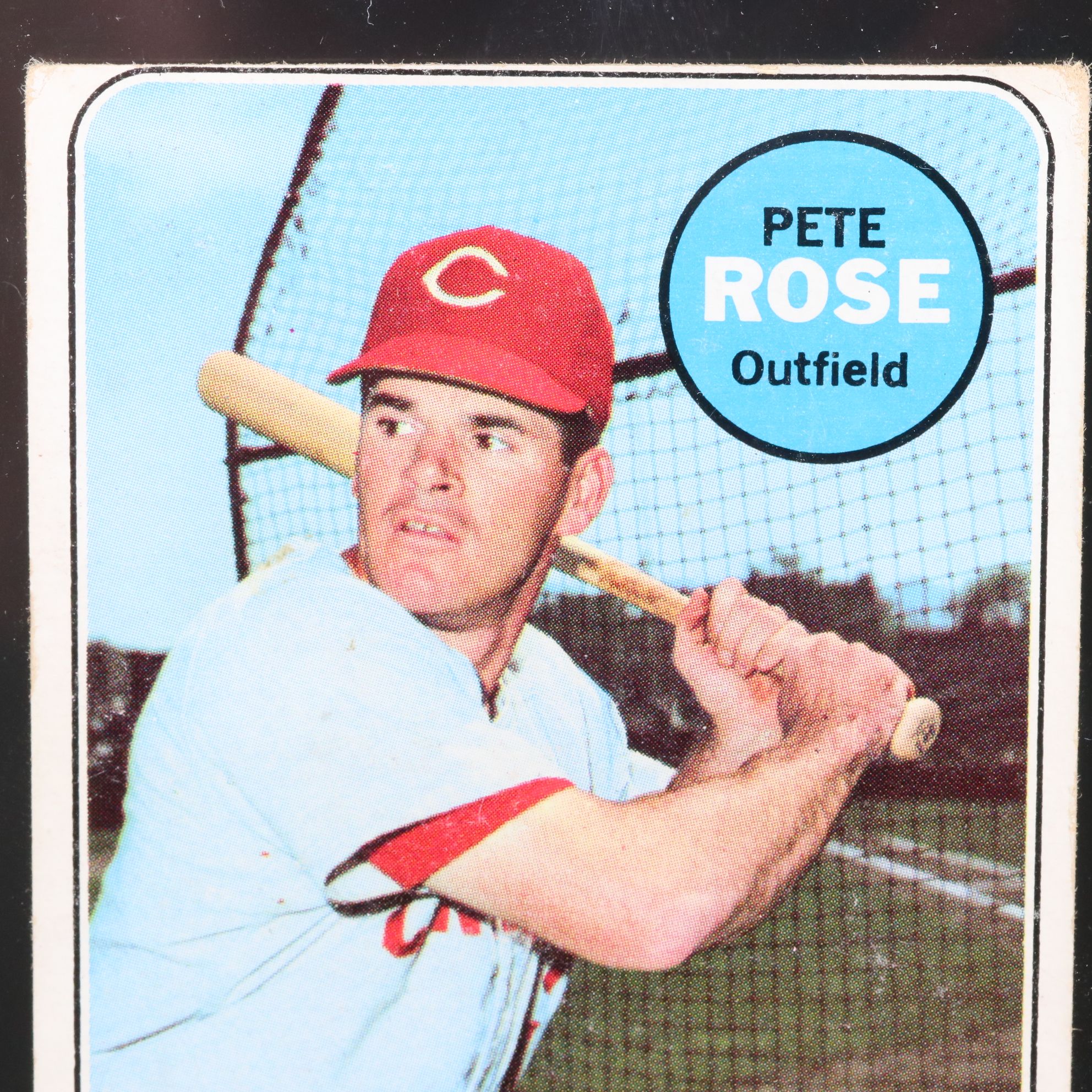 1969 Topps Pete Rose Cincinnati Reds Baseball Card
