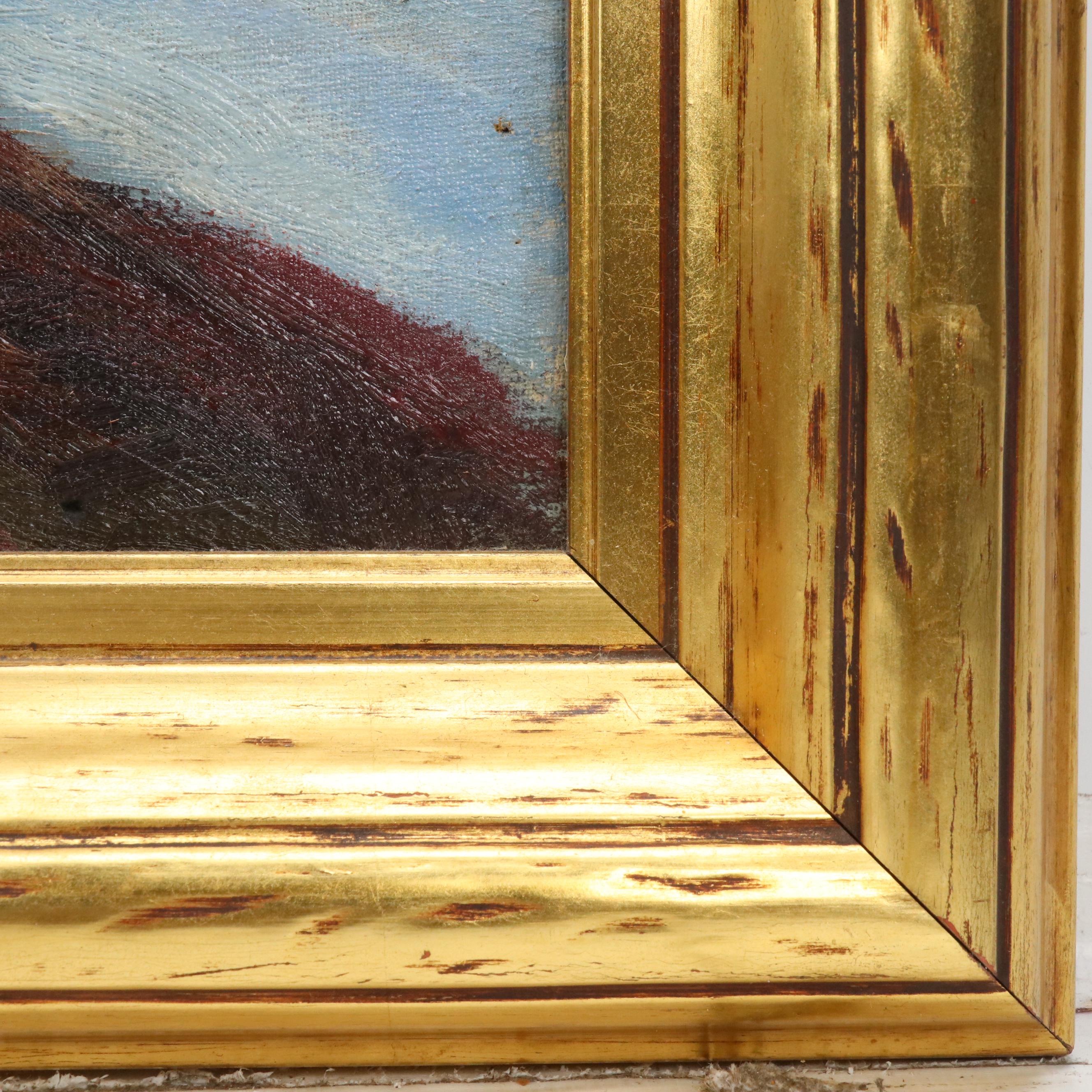 Howard Smith Seascape Oil Painting of Rocky Coastline, Late 19th Century