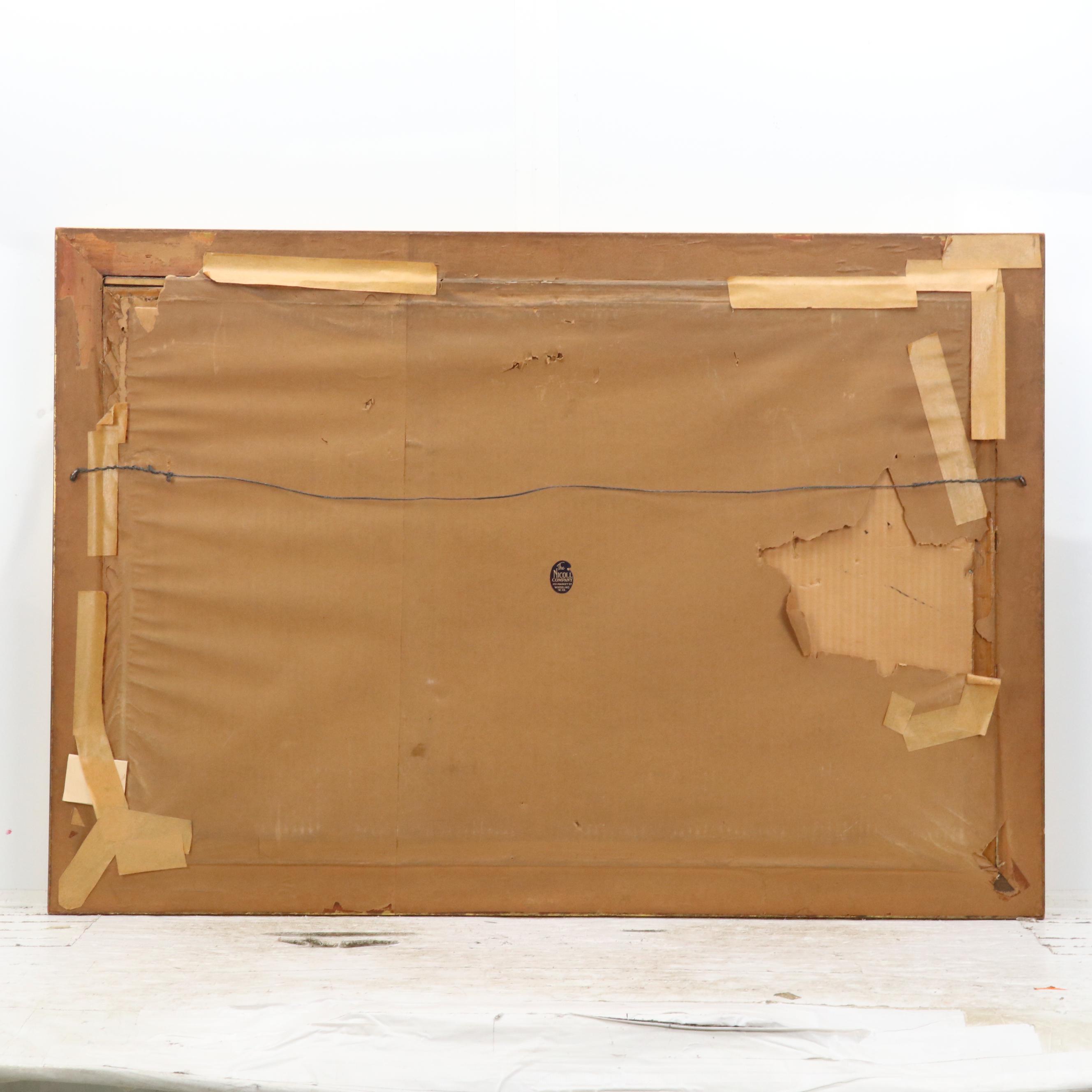 Howard Smith Seascape Oil Painting of Rocky Coastline, Late 19th Century