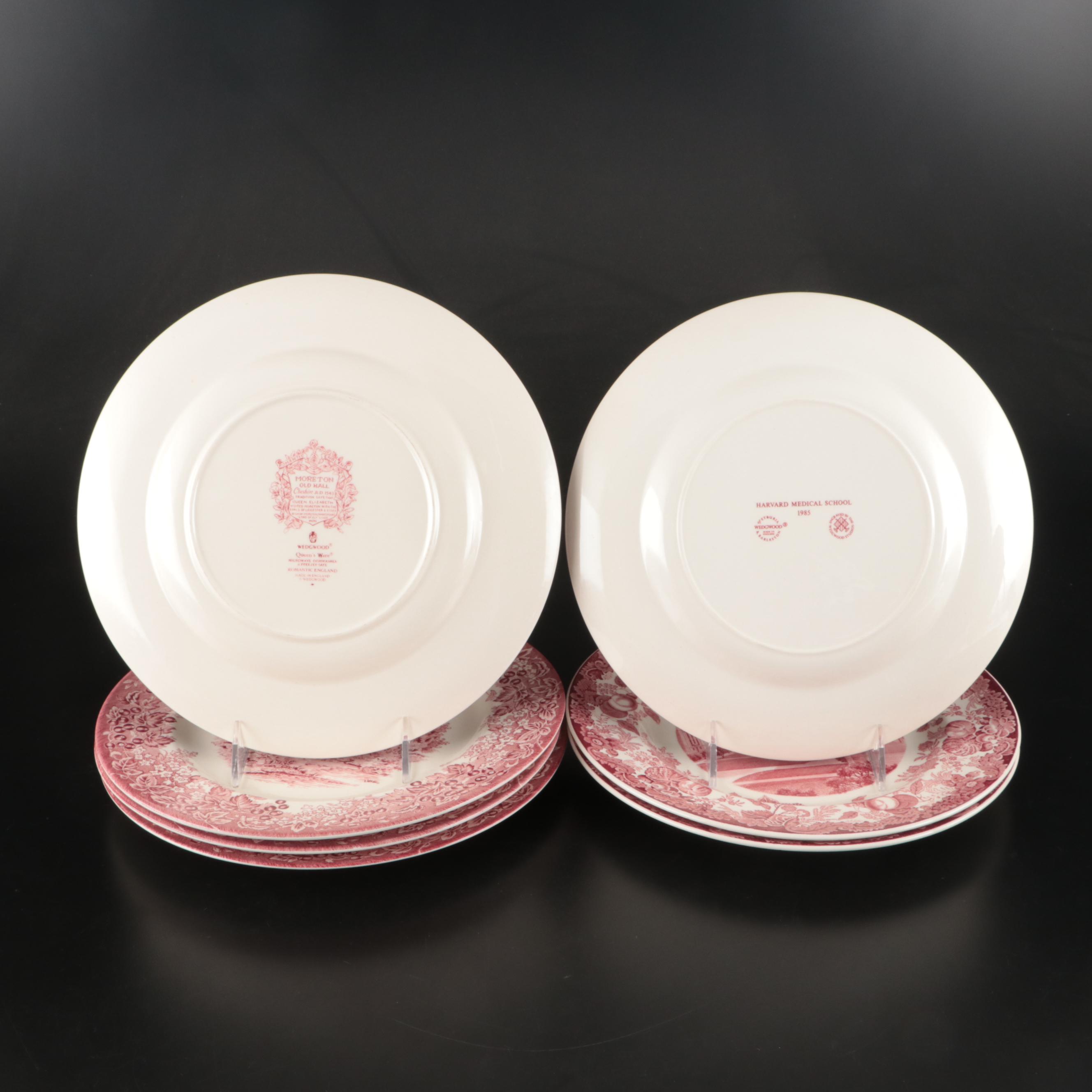 Wedgwood "Romantic England" Pink Ceramic Queens Ware and Japanese Pink Willow