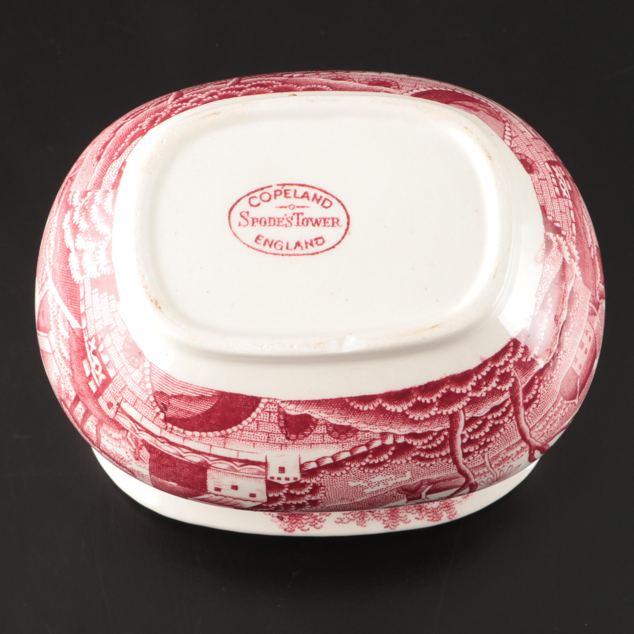 Wedgwood "Romantic England" Pink Ceramic Queens Ware and Japanese Pink Willow