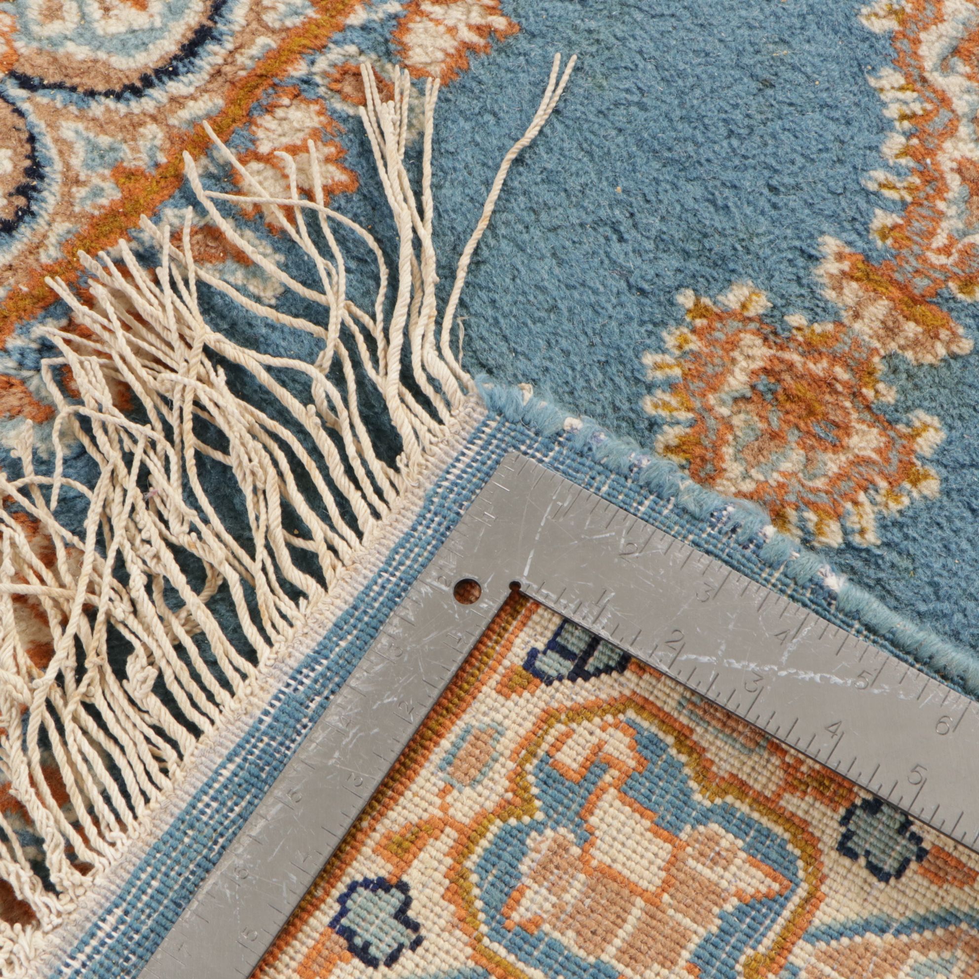 3'1 x 5' Hand-Knotted Persian Kerman Area Rug