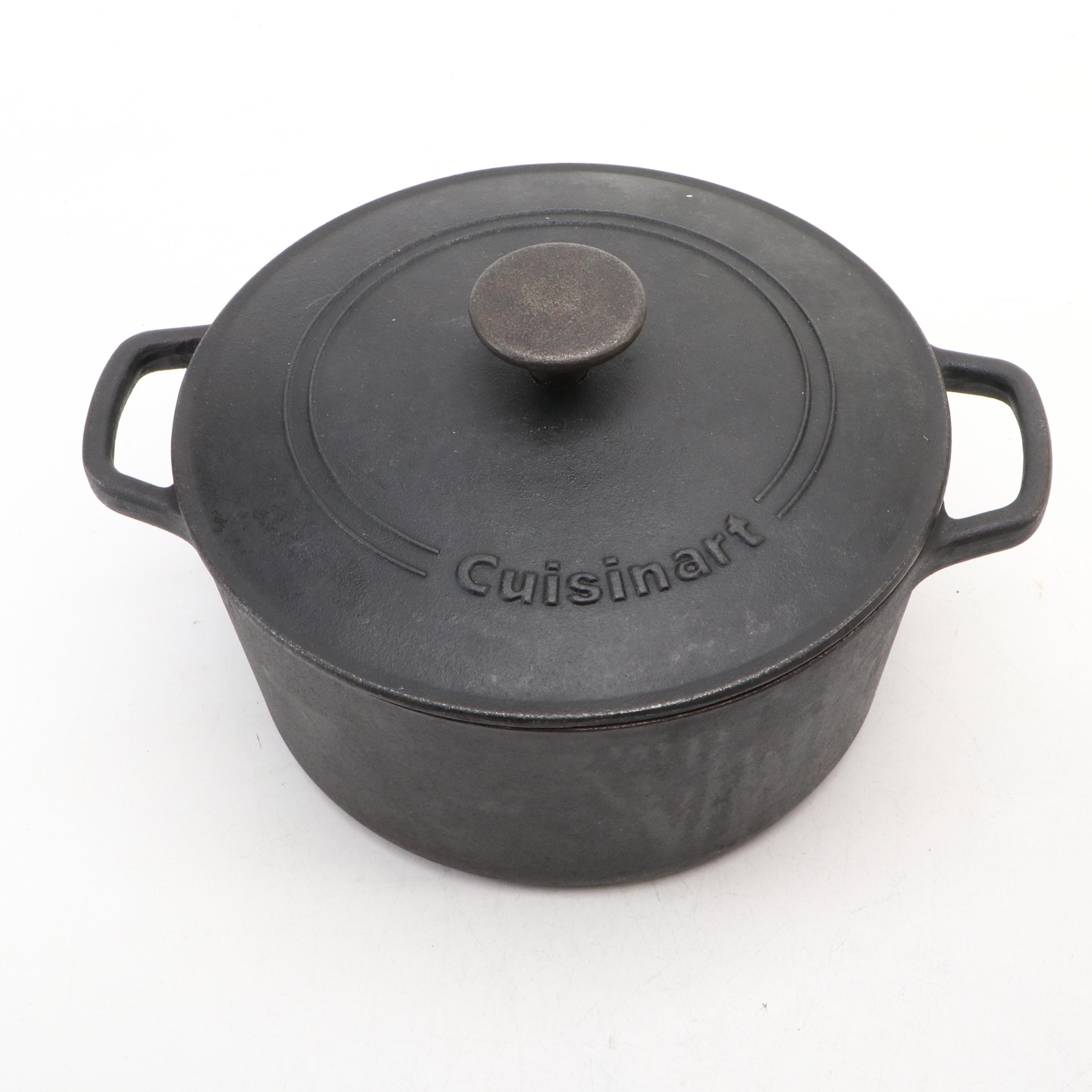 Le Creuset and Cuisinart Cast Iron Dutch Ovens