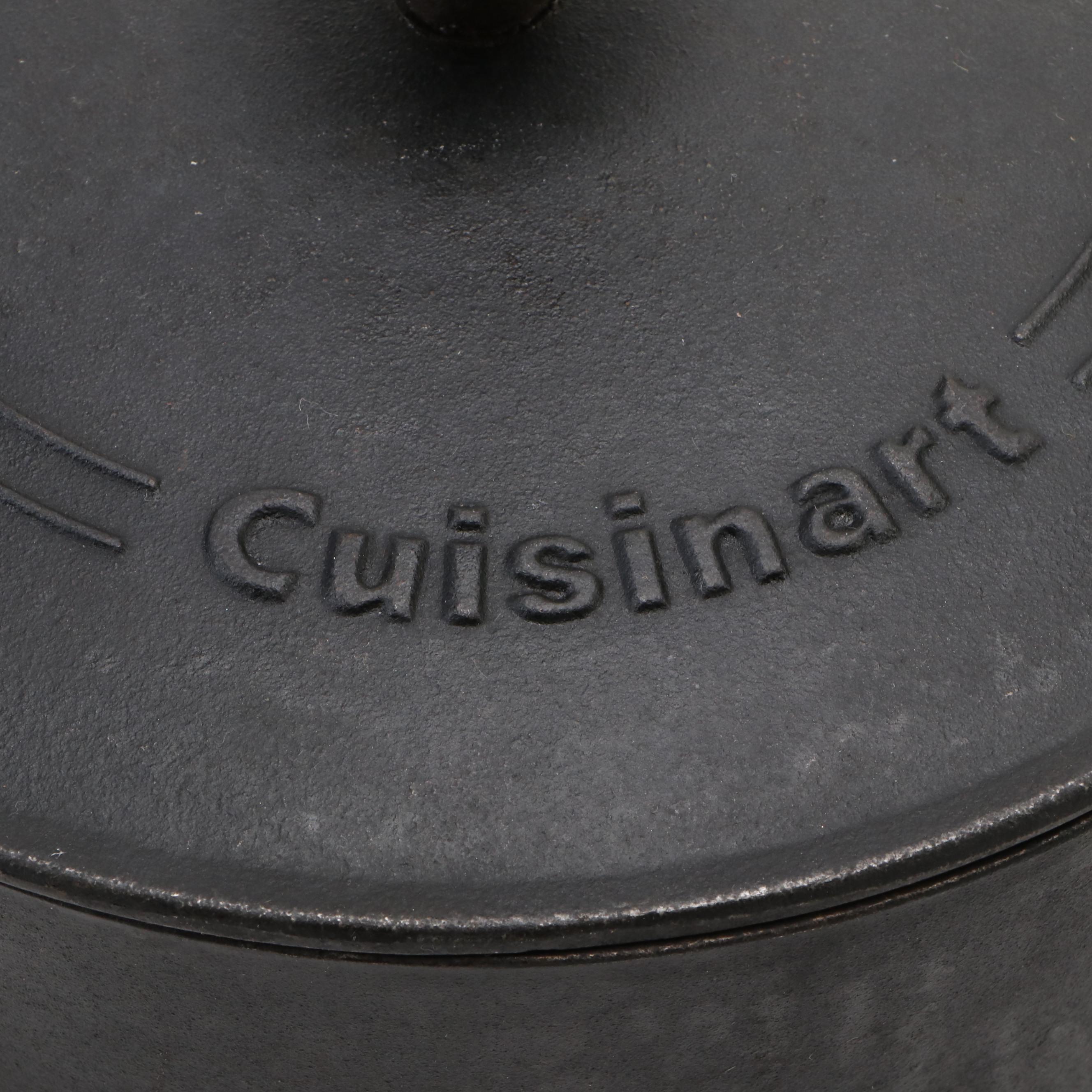 Le Creuset and Cuisinart Cast Iron Dutch Ovens