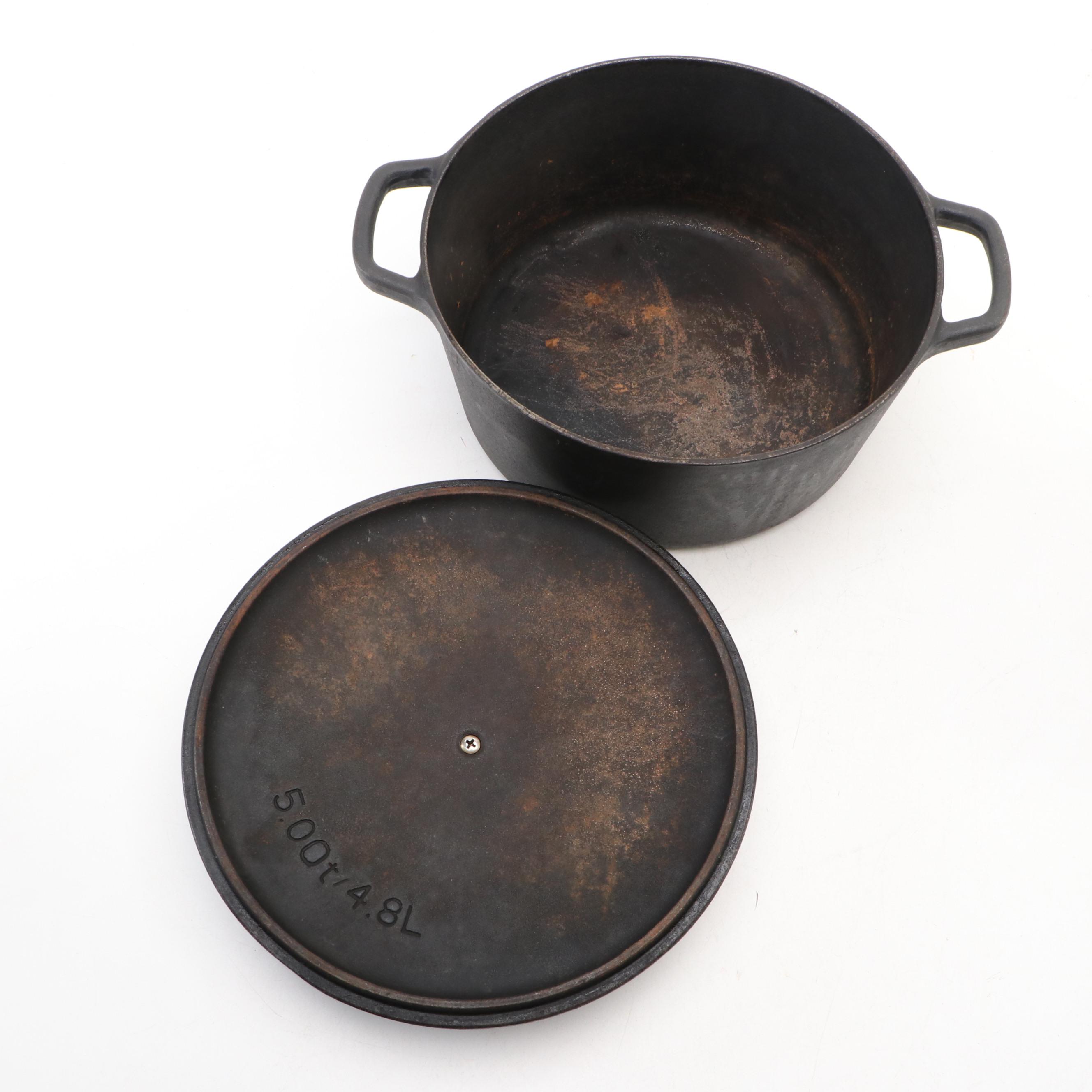 Le Creuset and Cuisinart Cast Iron Dutch Ovens