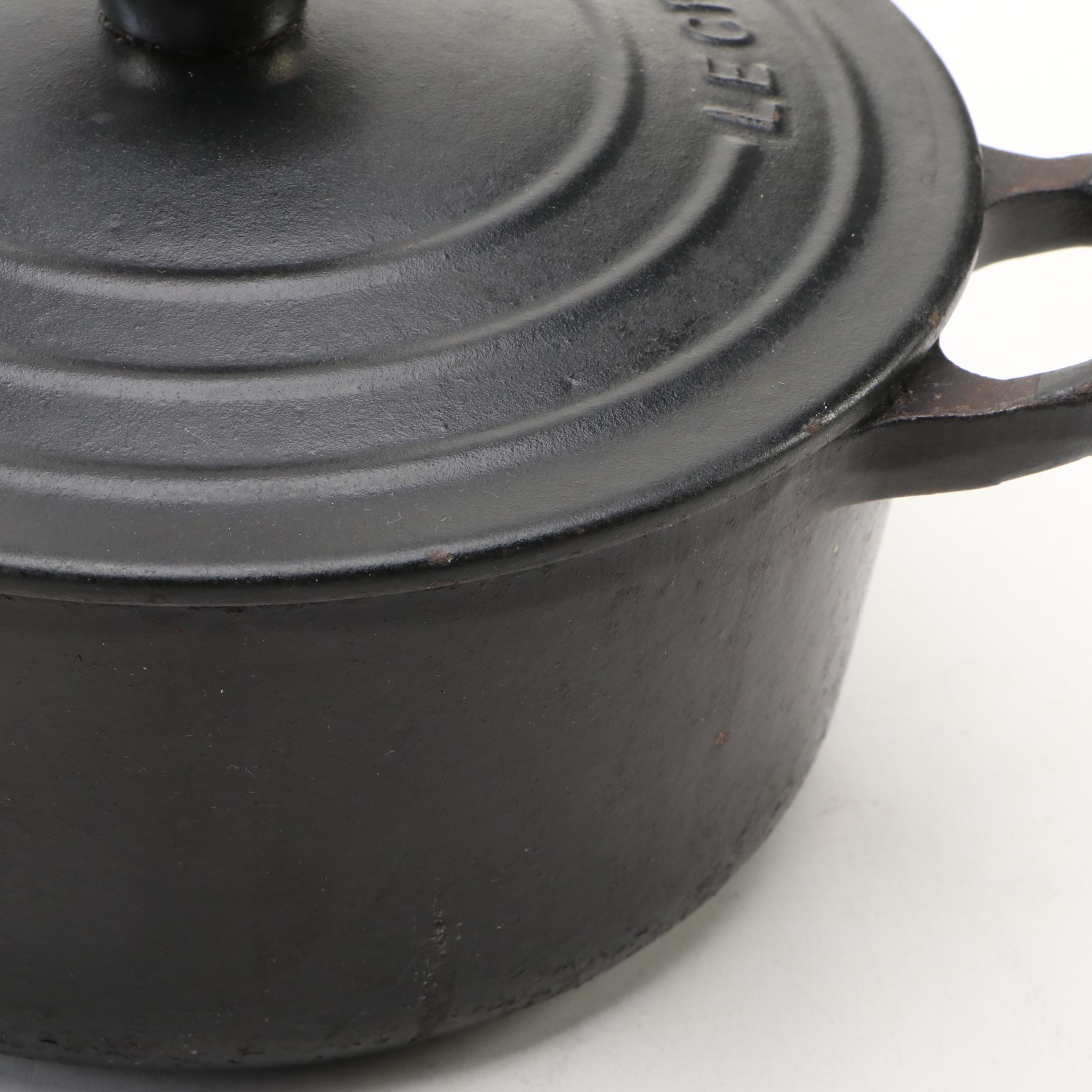 Le Creuset and Cuisinart Cast Iron Dutch Ovens
