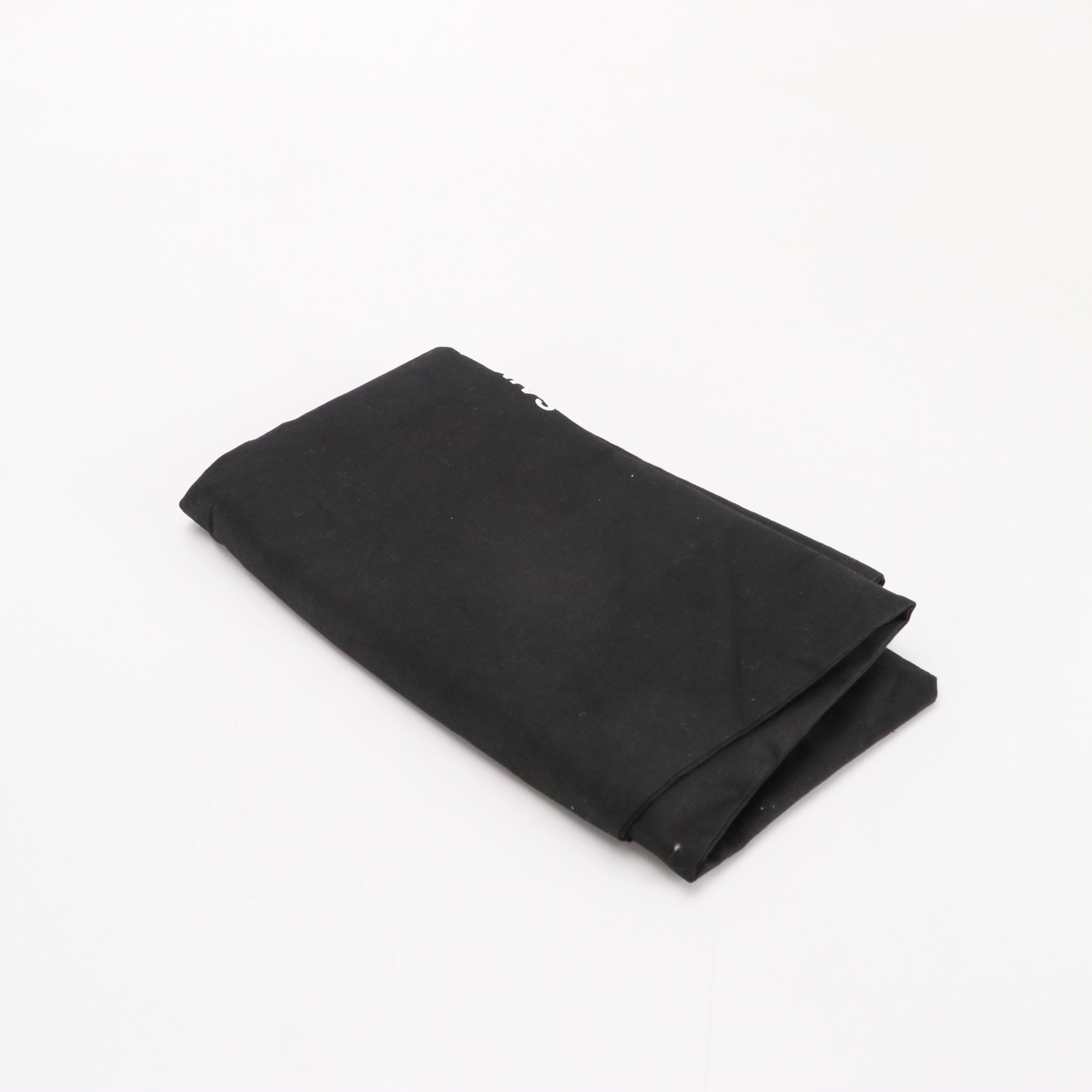 Saint Laurent Rive Gauche Linen Canvas and Lambskin Leather Shopping Tote