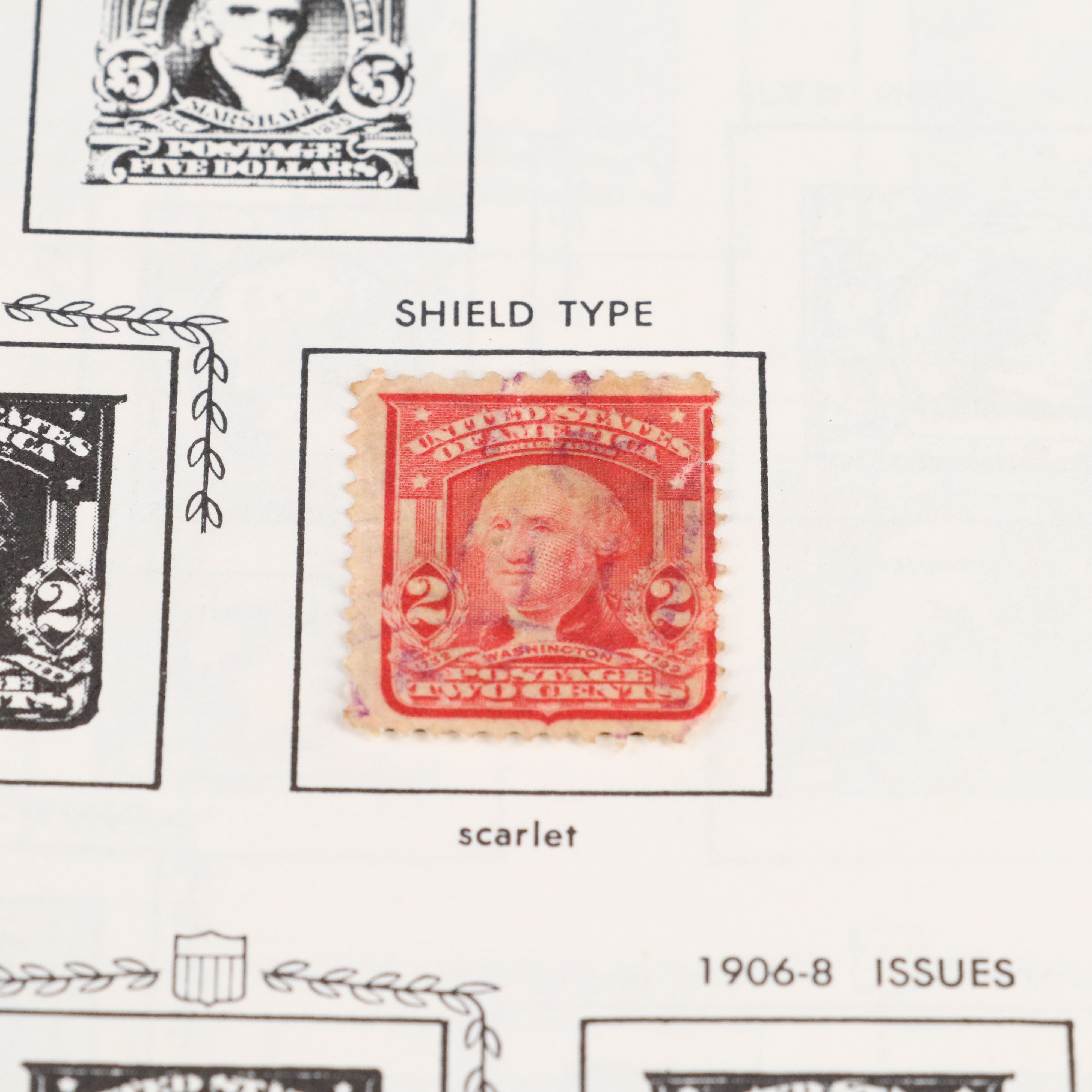 Jefferson United States stamp album and a Mint Roll of State Quarters