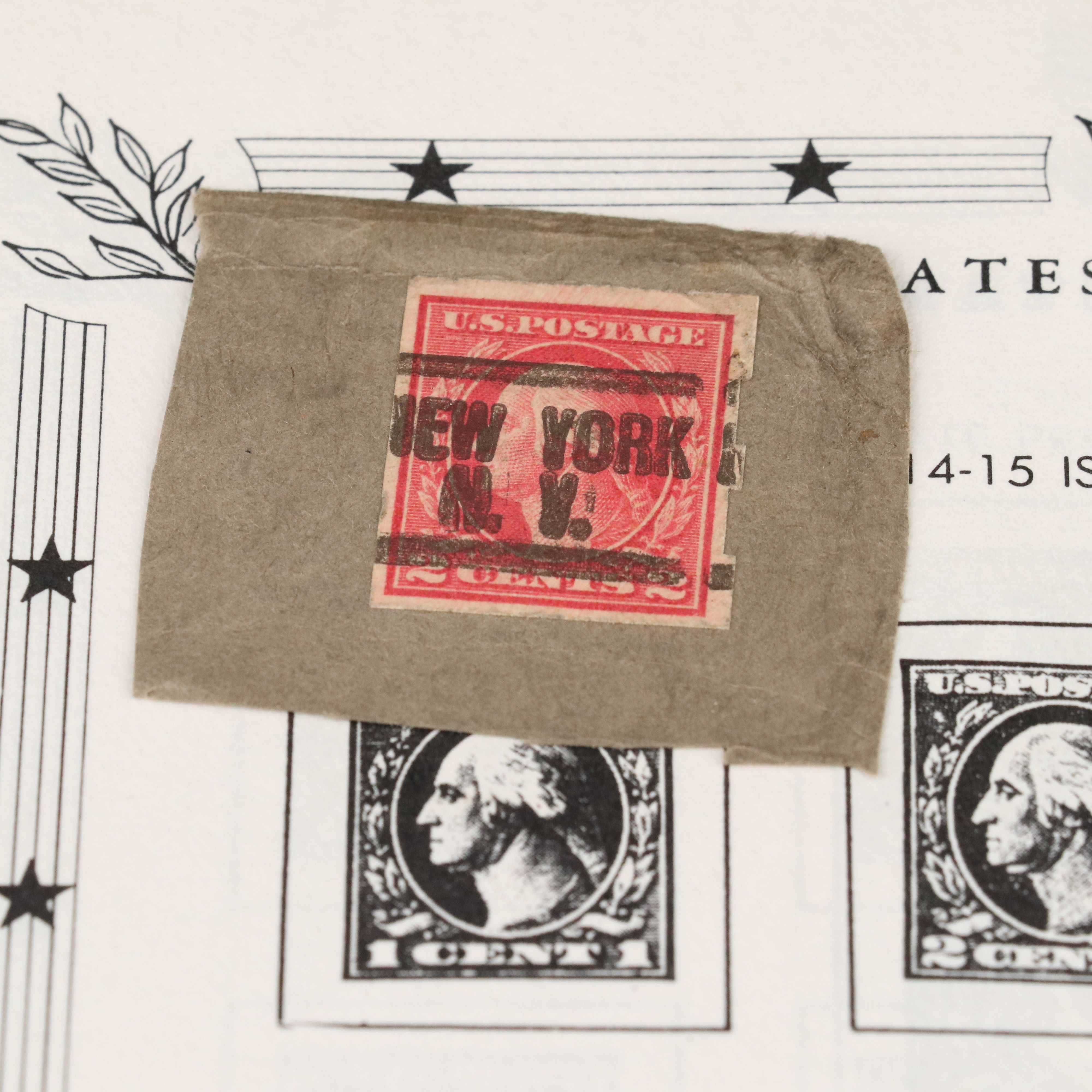 Jefferson United States stamp album and a Mint Roll of State Quarters