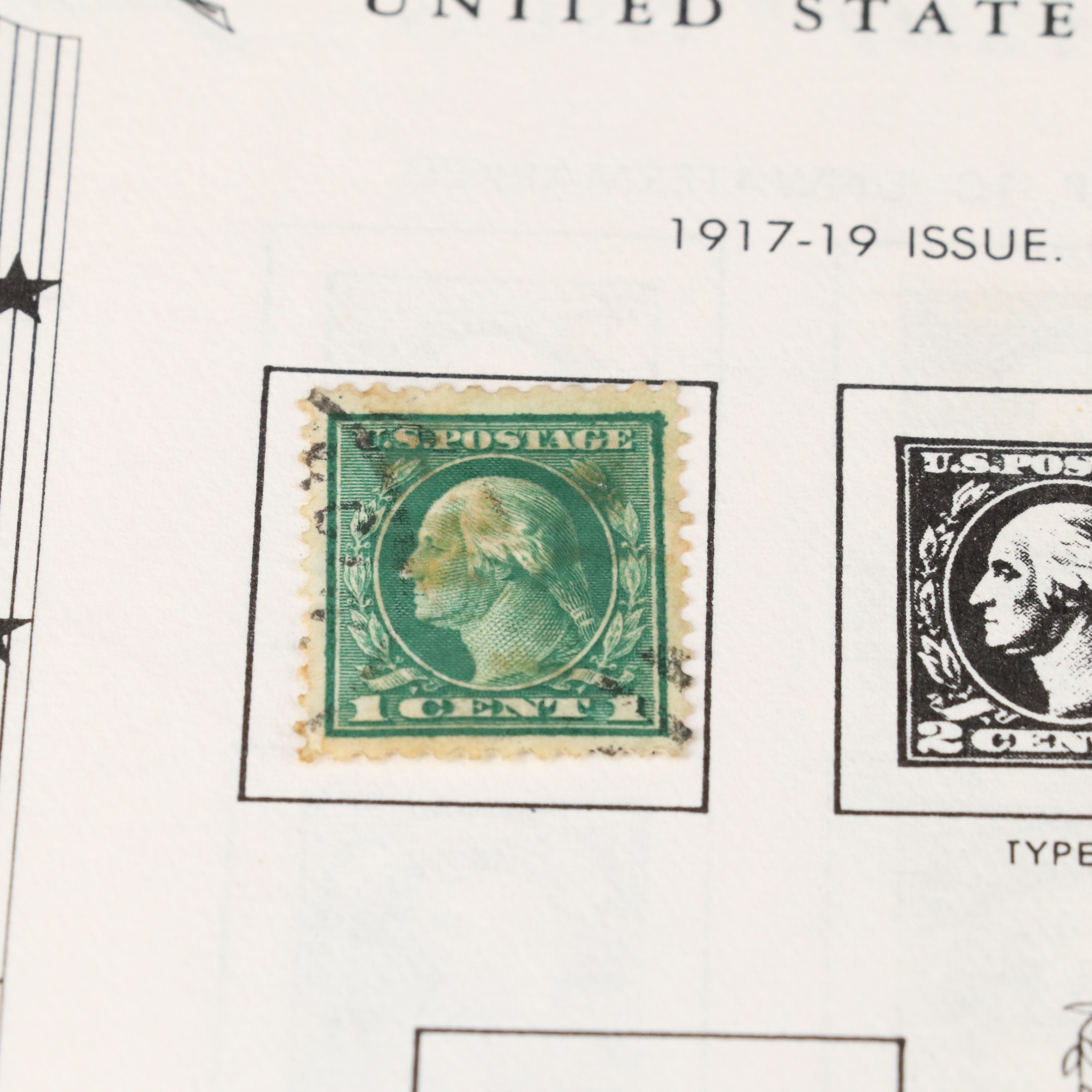 Jefferson United States stamp album and a Mint Roll of State Quarters