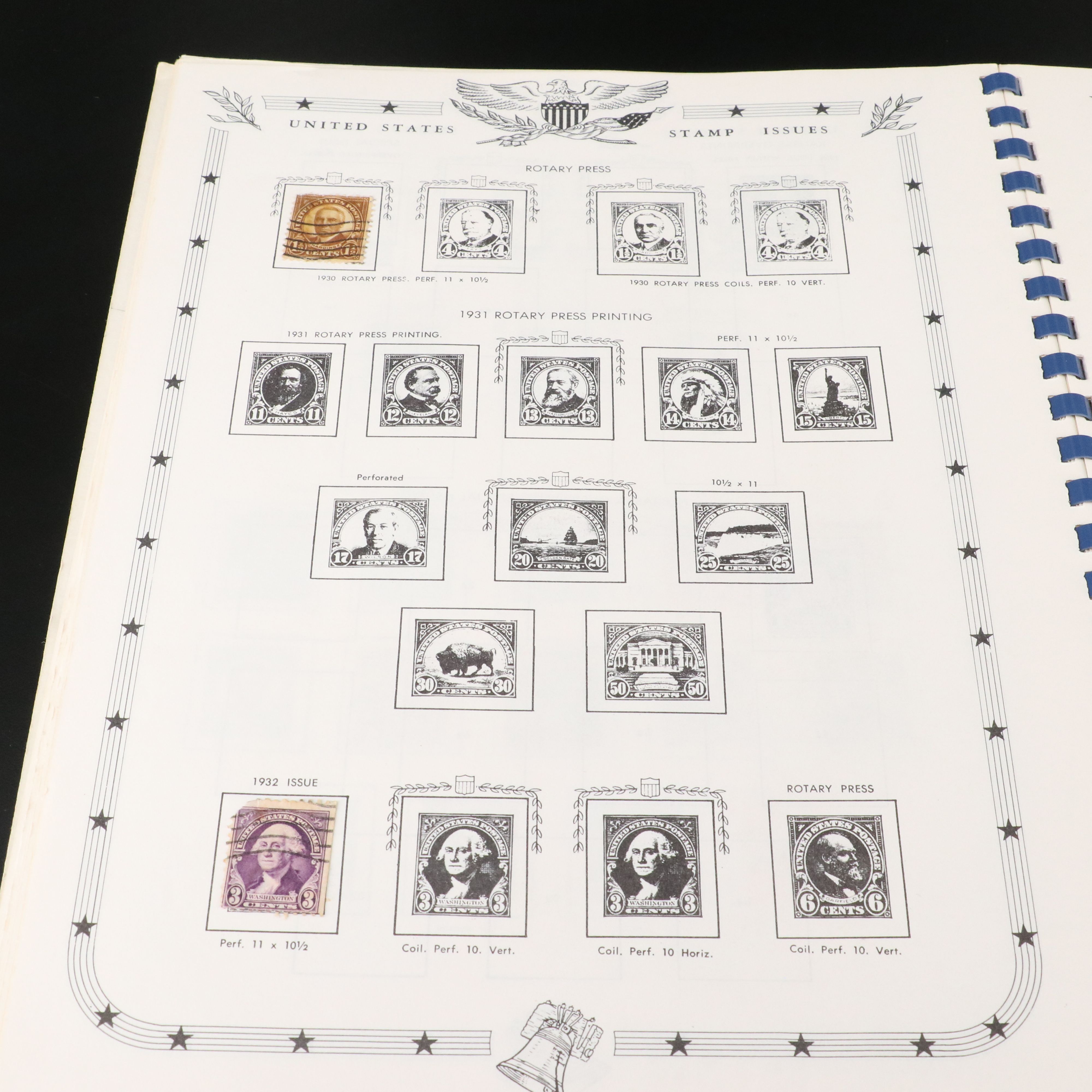 Jefferson United States stamp album and a Mint Roll of State Quarters