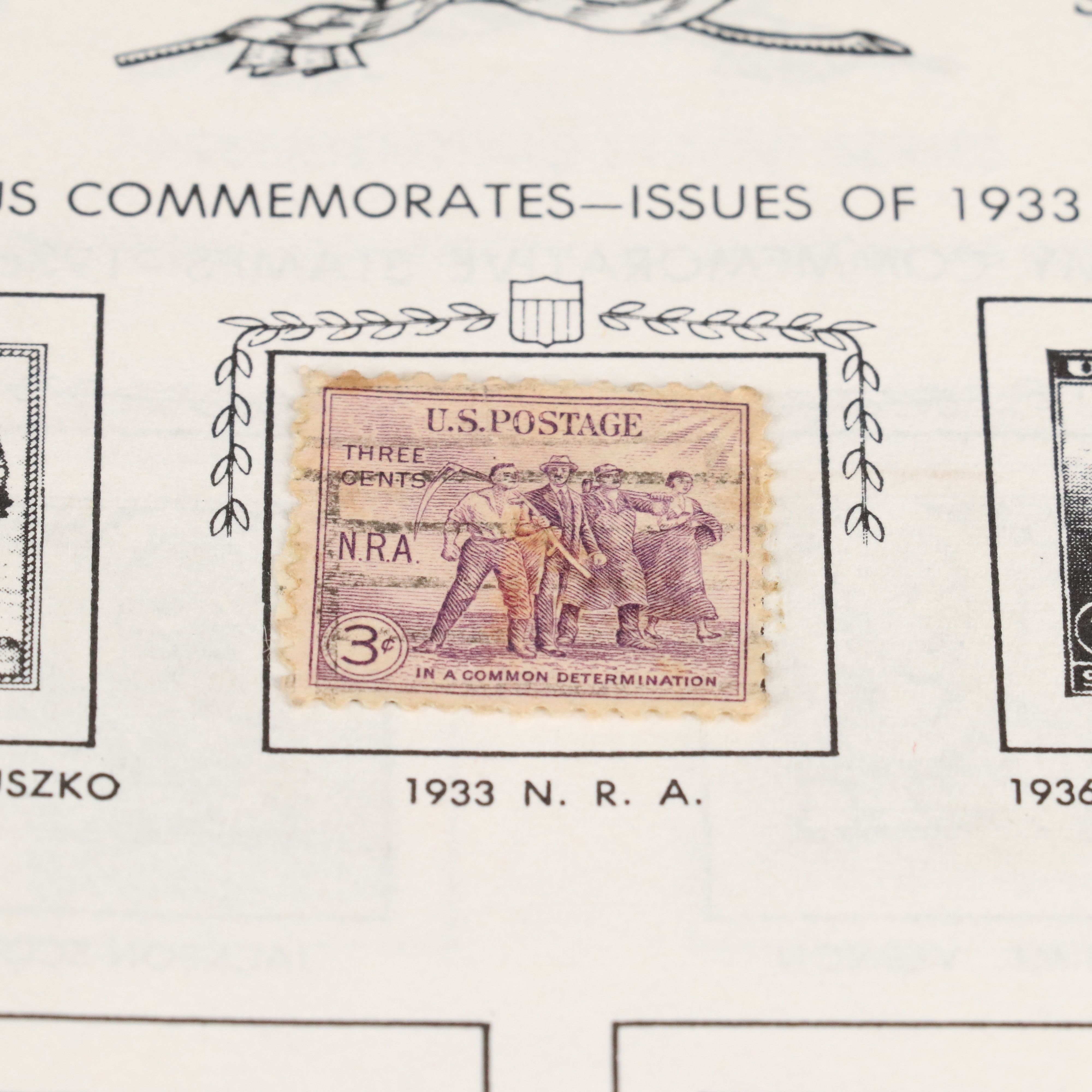 Jefferson United States stamp album and a Mint Roll of State Quarters