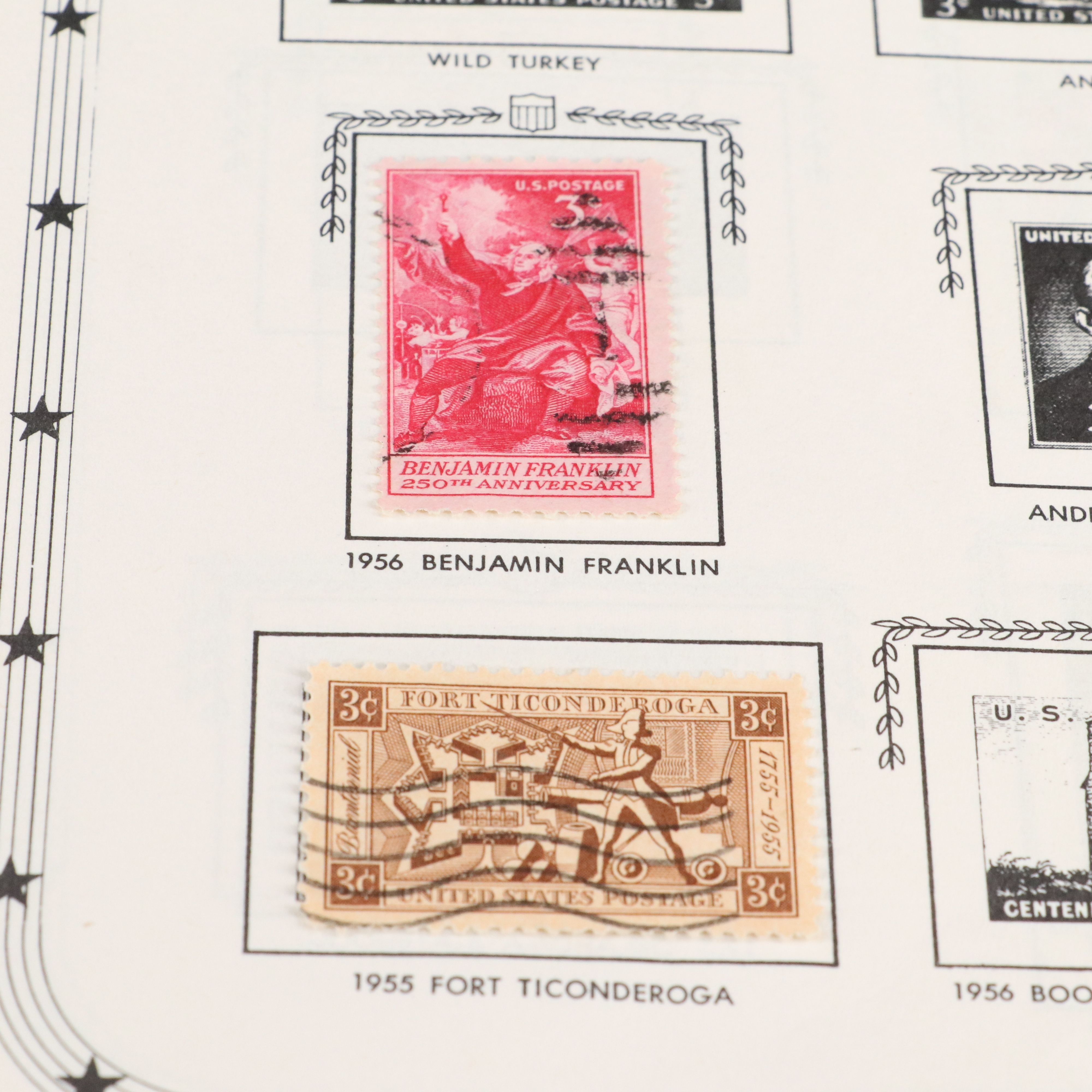 Jefferson United States stamp album and a Mint Roll of State Quarters