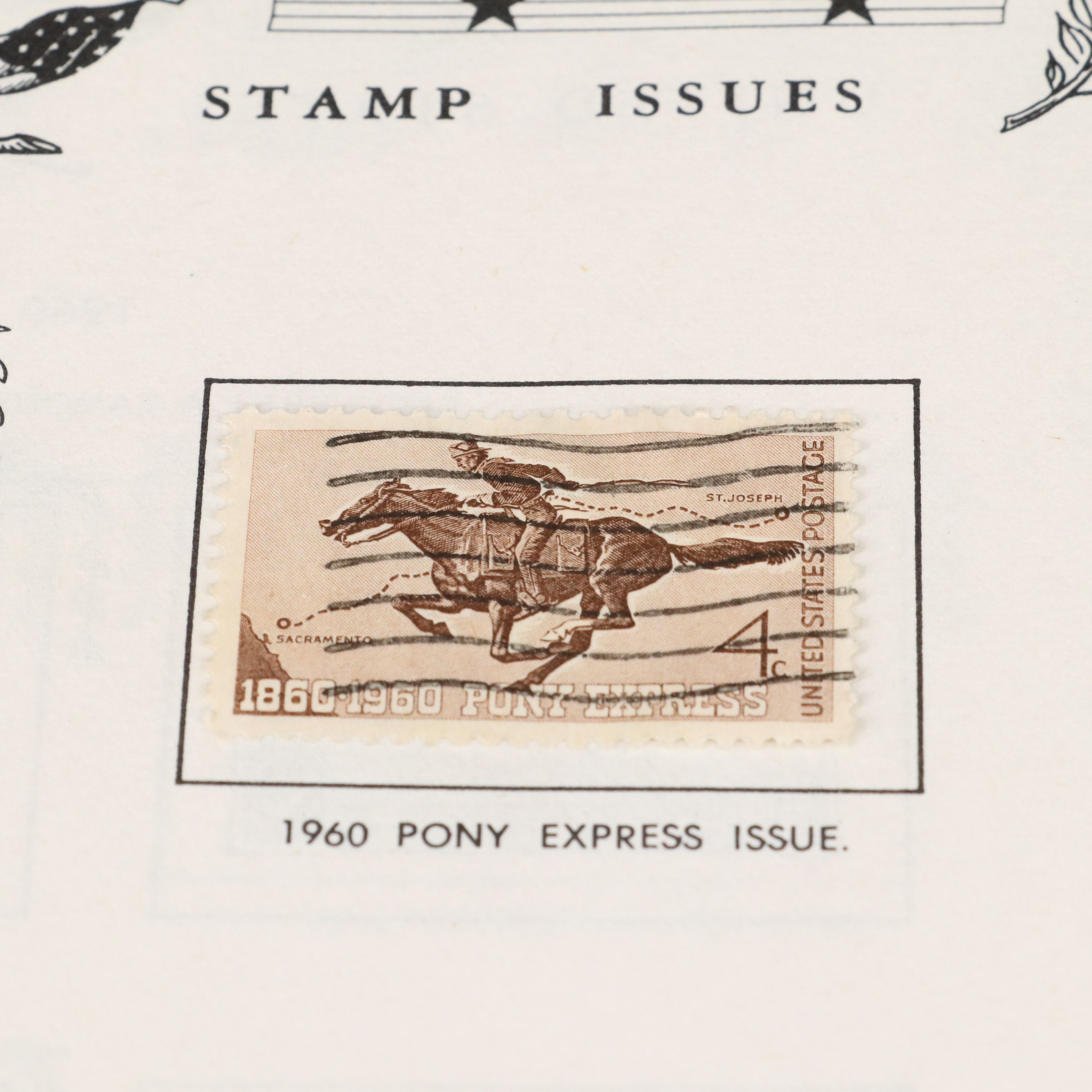 Jefferson United States stamp album and a Mint Roll of State Quarters