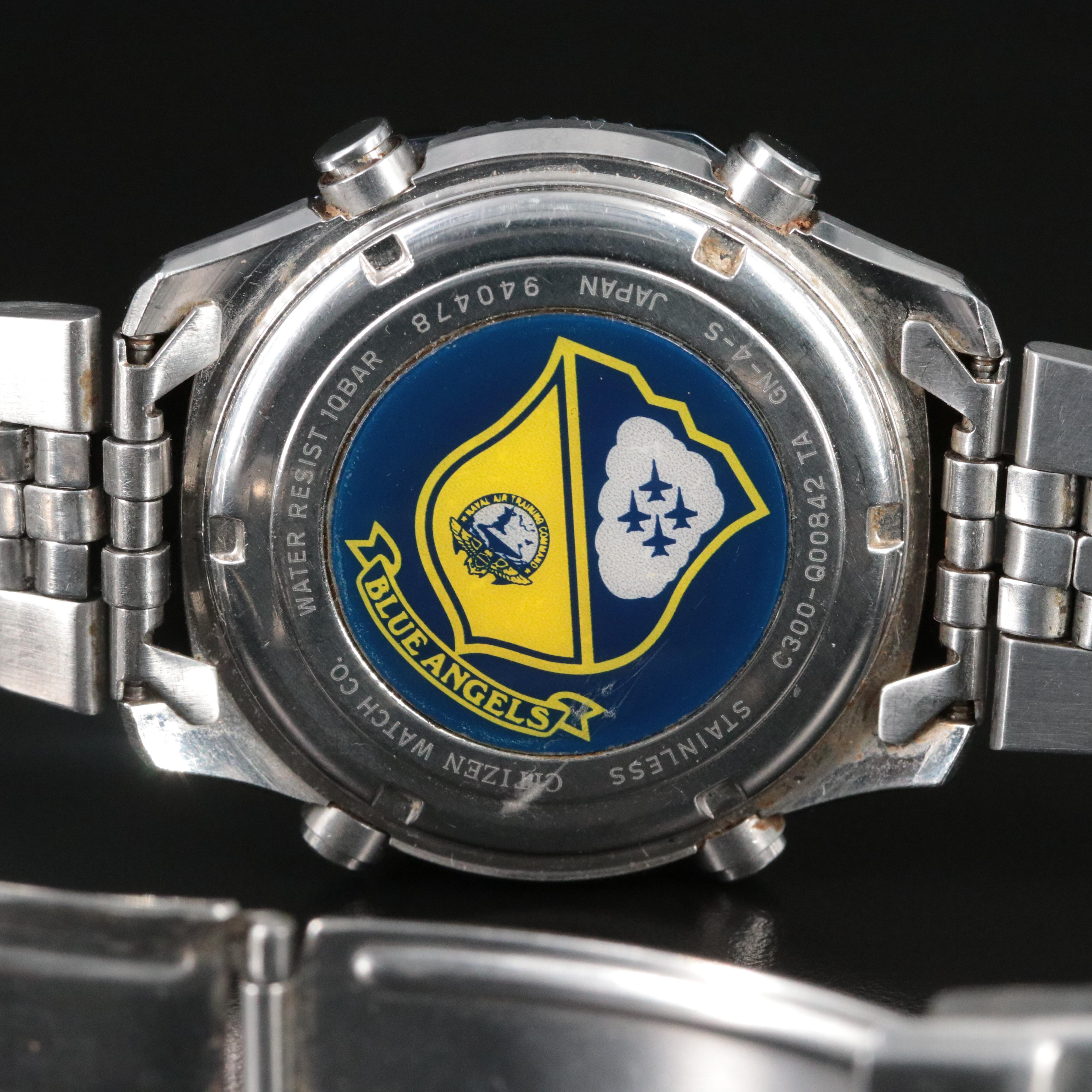 Citizen Navihawk World Time Blue Angels Watch