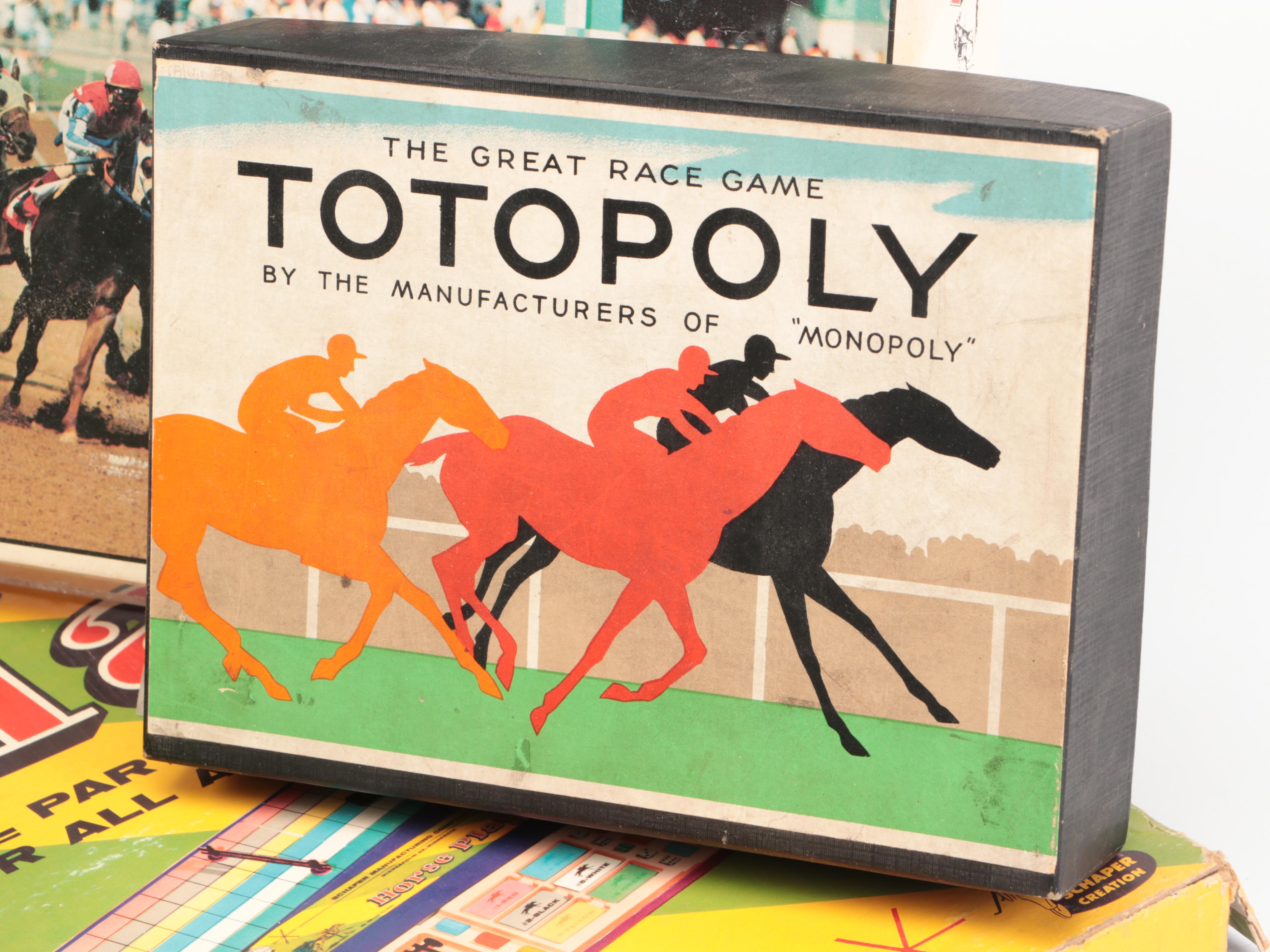 "Post Time", "Totopoly", and More Equestrian Themed Board Games