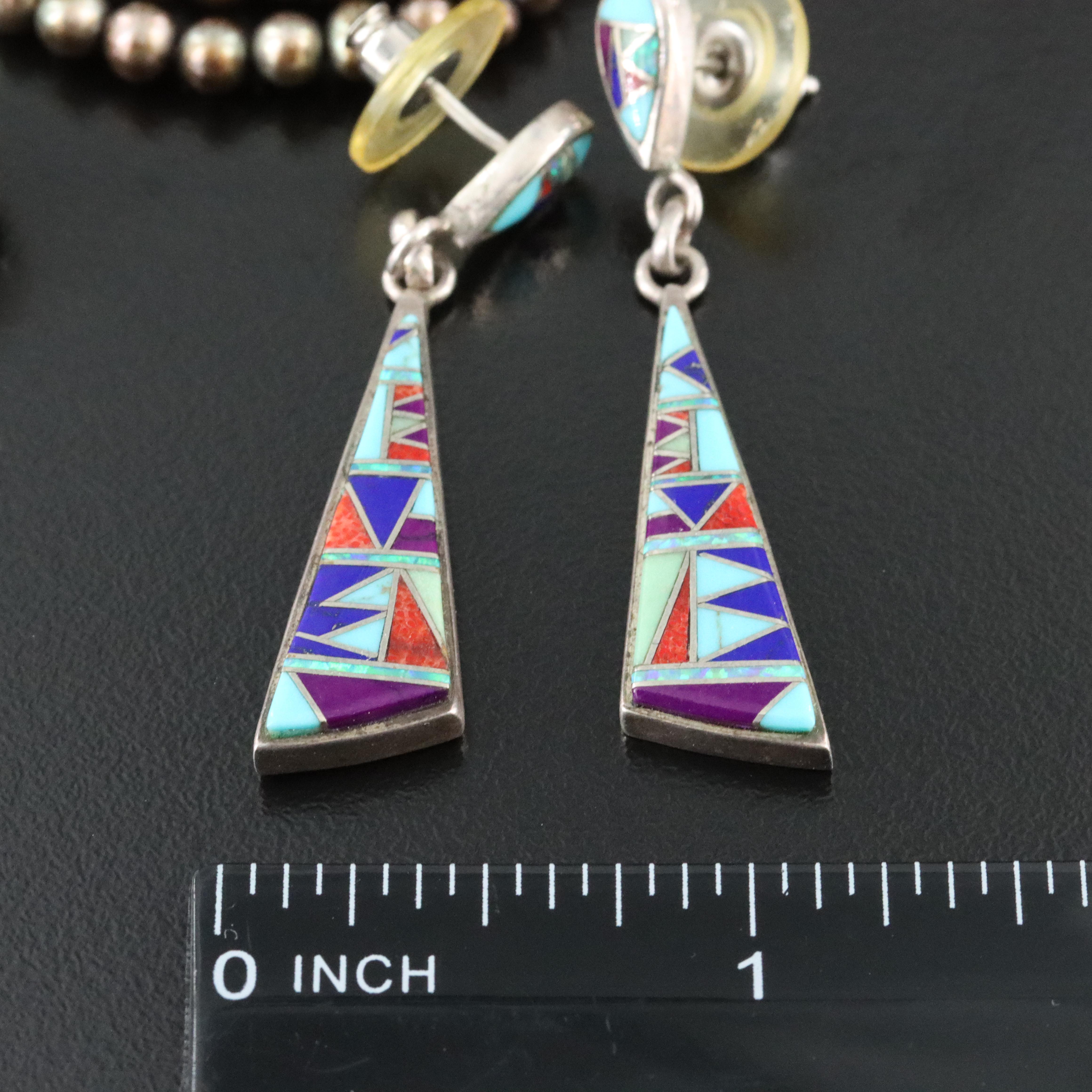 Sterling Jewelry Collection Featuring Gaspeite and Amethyst