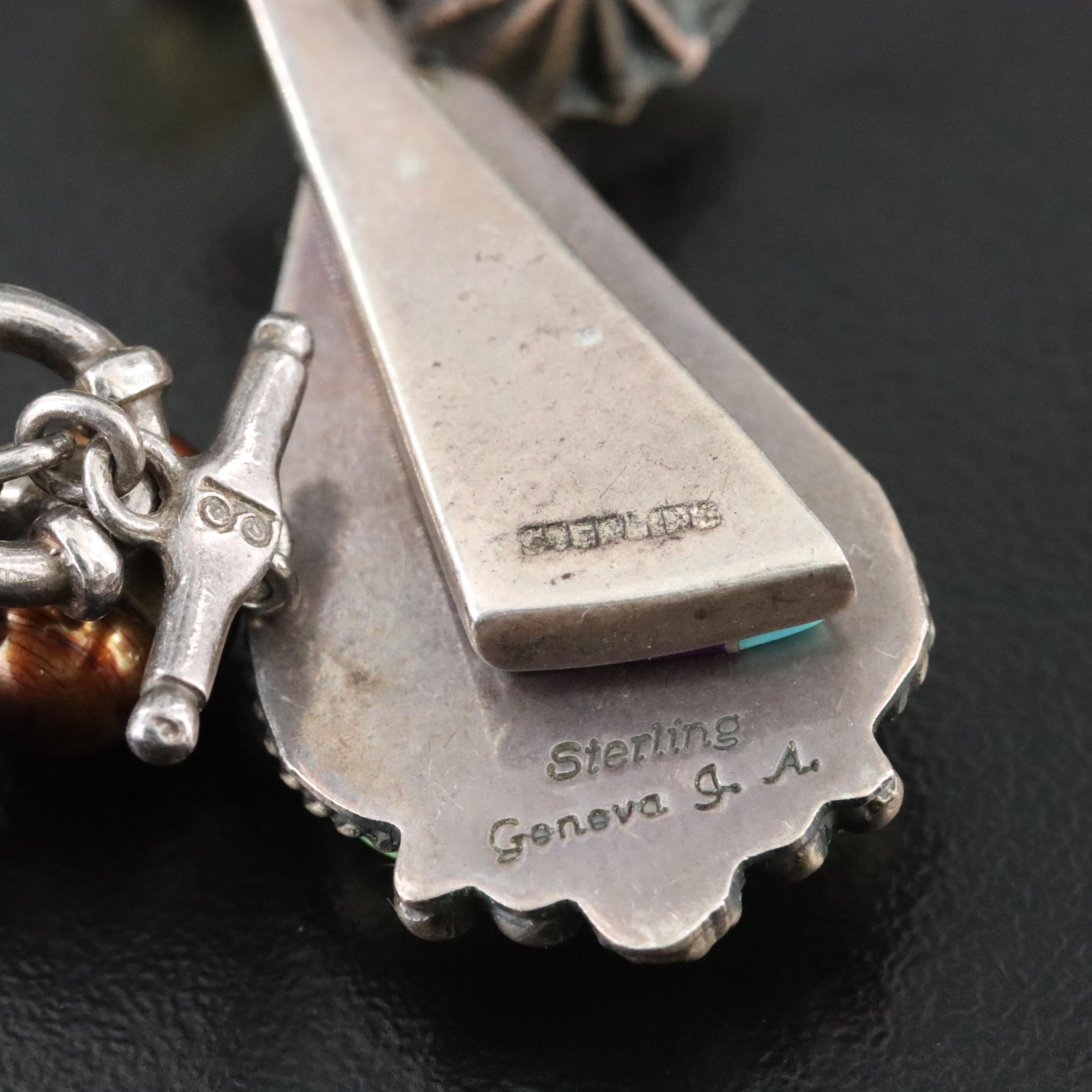 Sterling Jewelry Collection Featuring Gaspeite and Amethyst