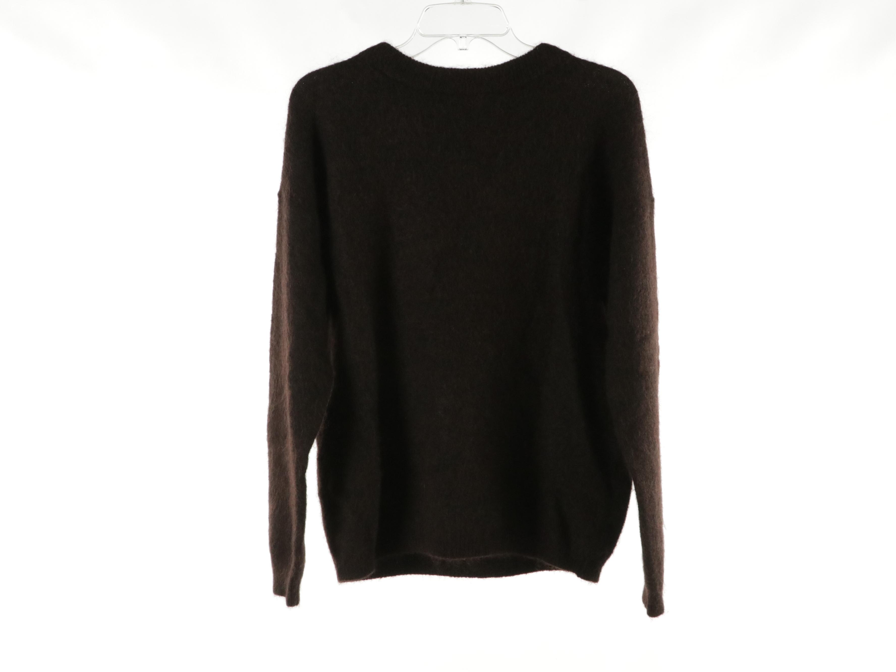 Acne Studios Oversized Chunky Knit Wool Turtlenecks and Knit Blend Pullover