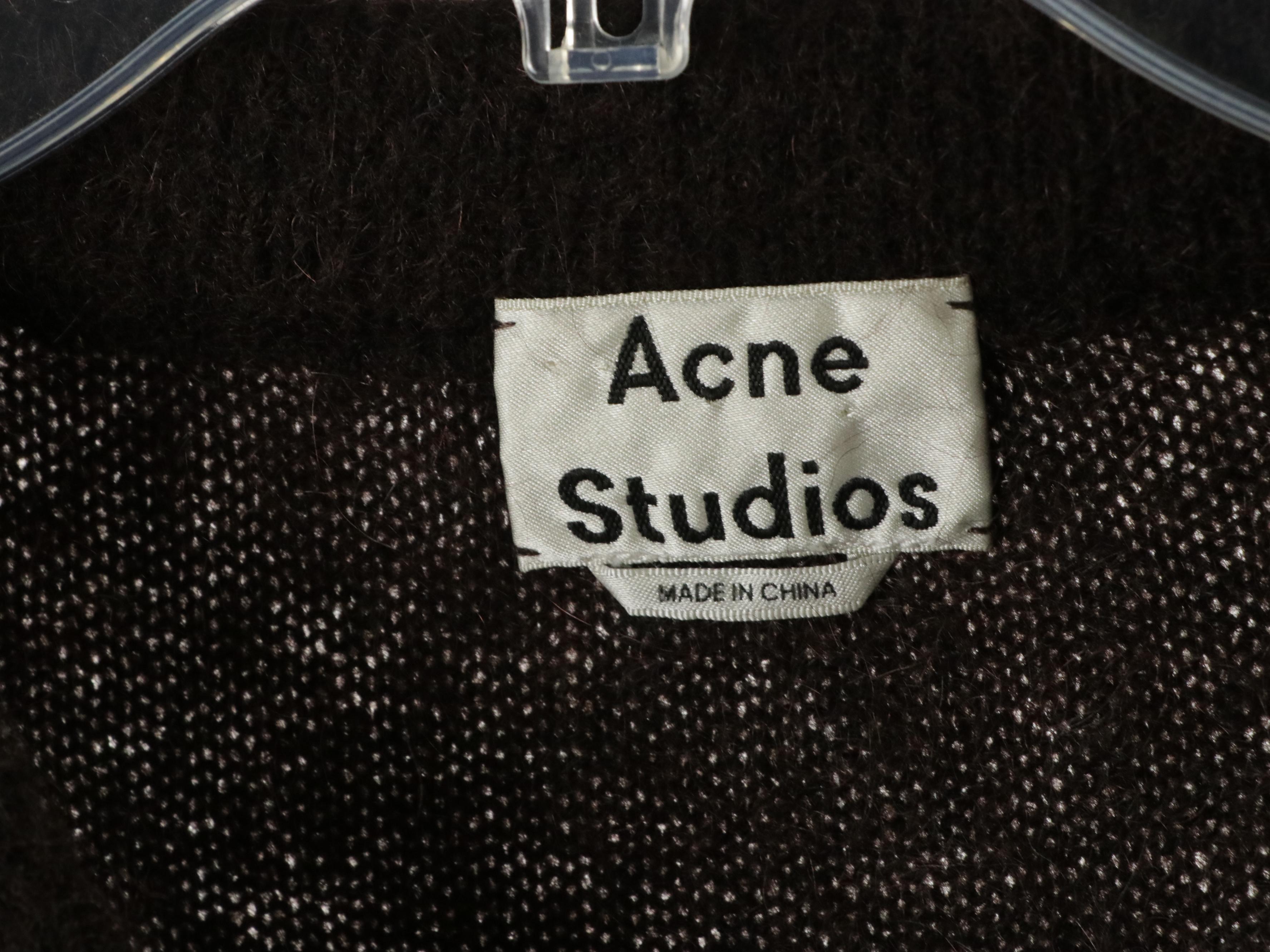 Acne Studios Oversized Chunky Knit Wool Turtlenecks and Knit Blend Pullover